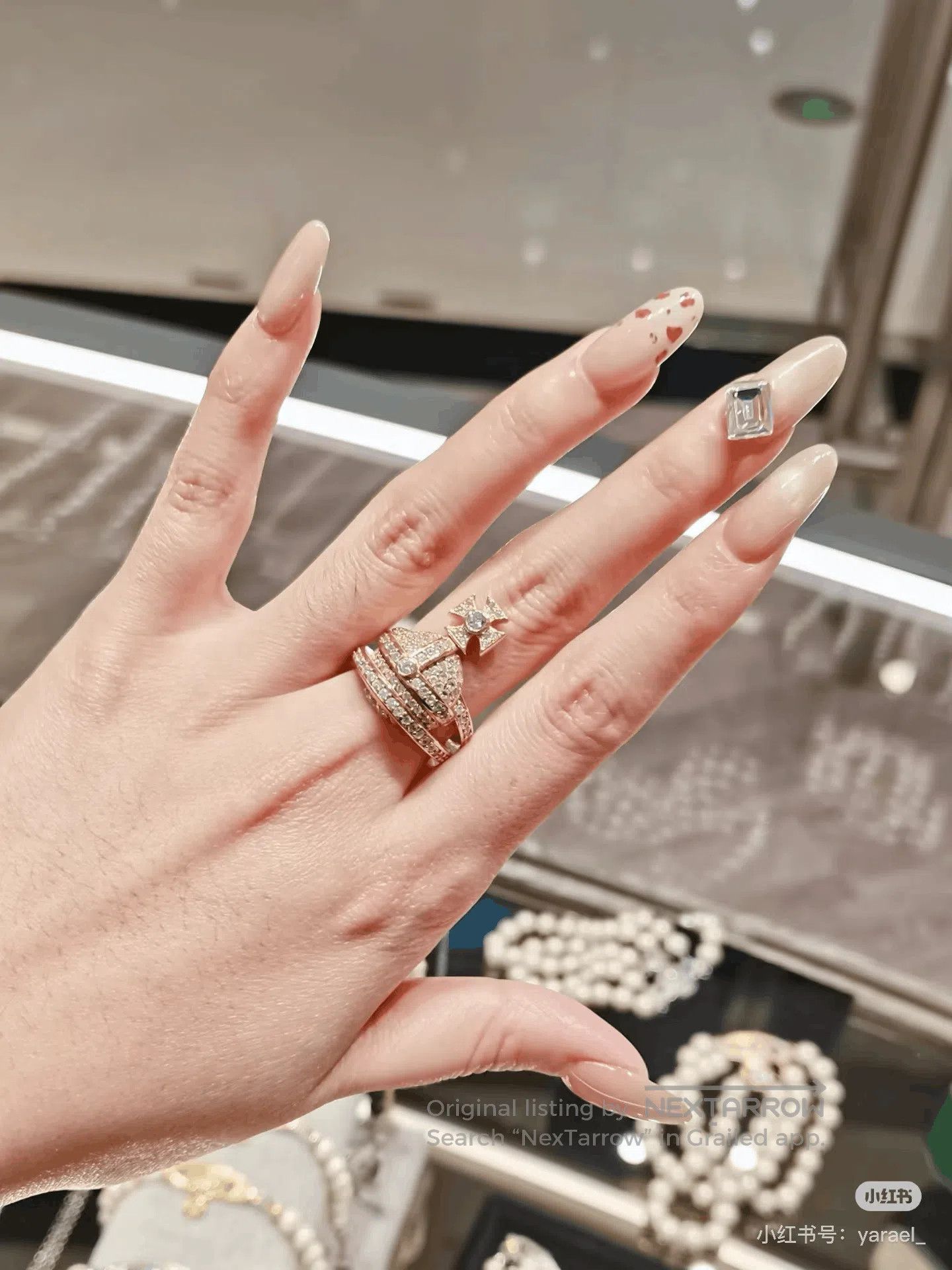 Vivienne Westwood Vivian Westwood Saturn Diamond Ring L. Size ONE SIZE - 5 Thumbnail