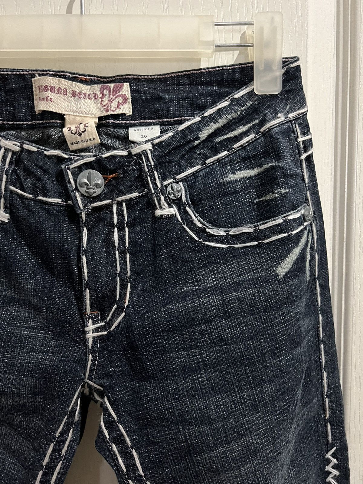 Miss Me LAGUNA BEACH skull slim jeans☠️ Size 27" / US 4 / IT 40 - 11 Thumbnail
