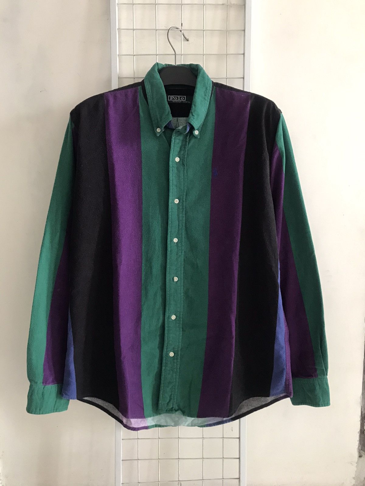 Polo Ralph Lauren × Ralph Lauren × Vintage Crazy VTG Polo Ralph Lauren Green Label Size US XL / EU 56 / 4 - 1 Thumbnail