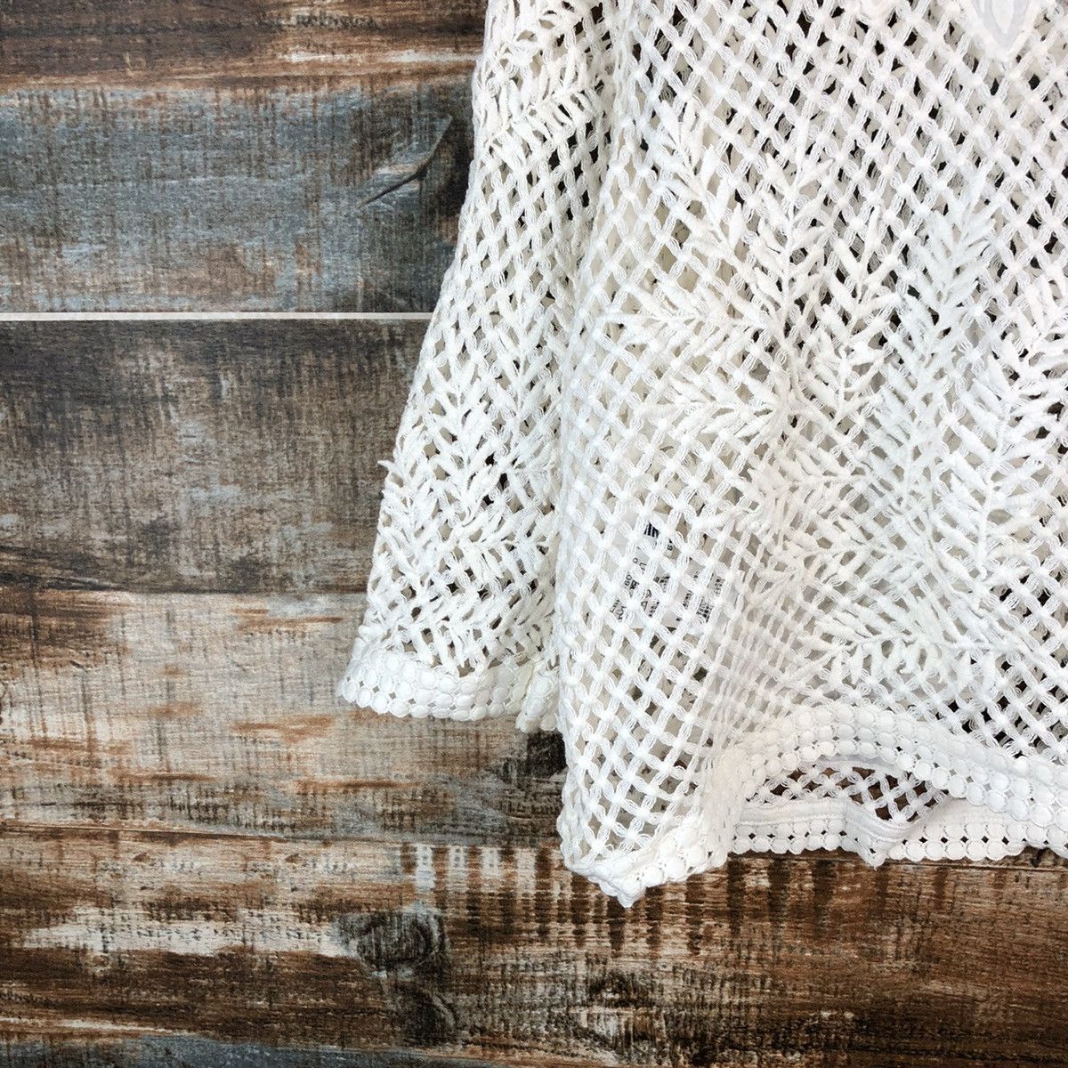 Hiroko Koshino Homme Hiroko Bis Hiroko Koshino crochet meshnet Knitwear #A2503 Size S / US 4 / IT 40 - 17 Thumbnail
