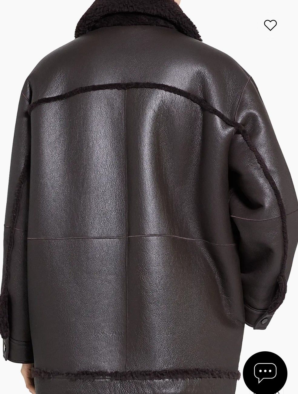 Theory Theory Cacao Aero Shearling Coat Size M / US 6-8 / IT 42-44 - 3 Thumbnail