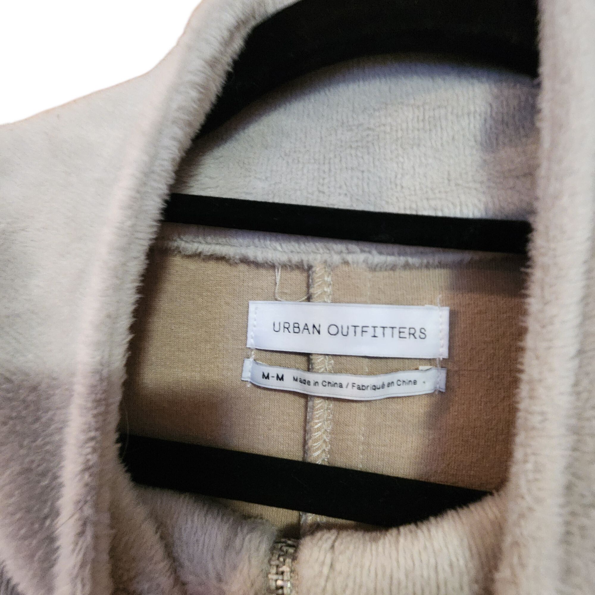 Urban Outfitters Urban Outfitters Gray Fleece Zip-Up Jacket M Relaxed Fit Size M / US 6-8 / IT 42-44 - 3 Thumbnail
