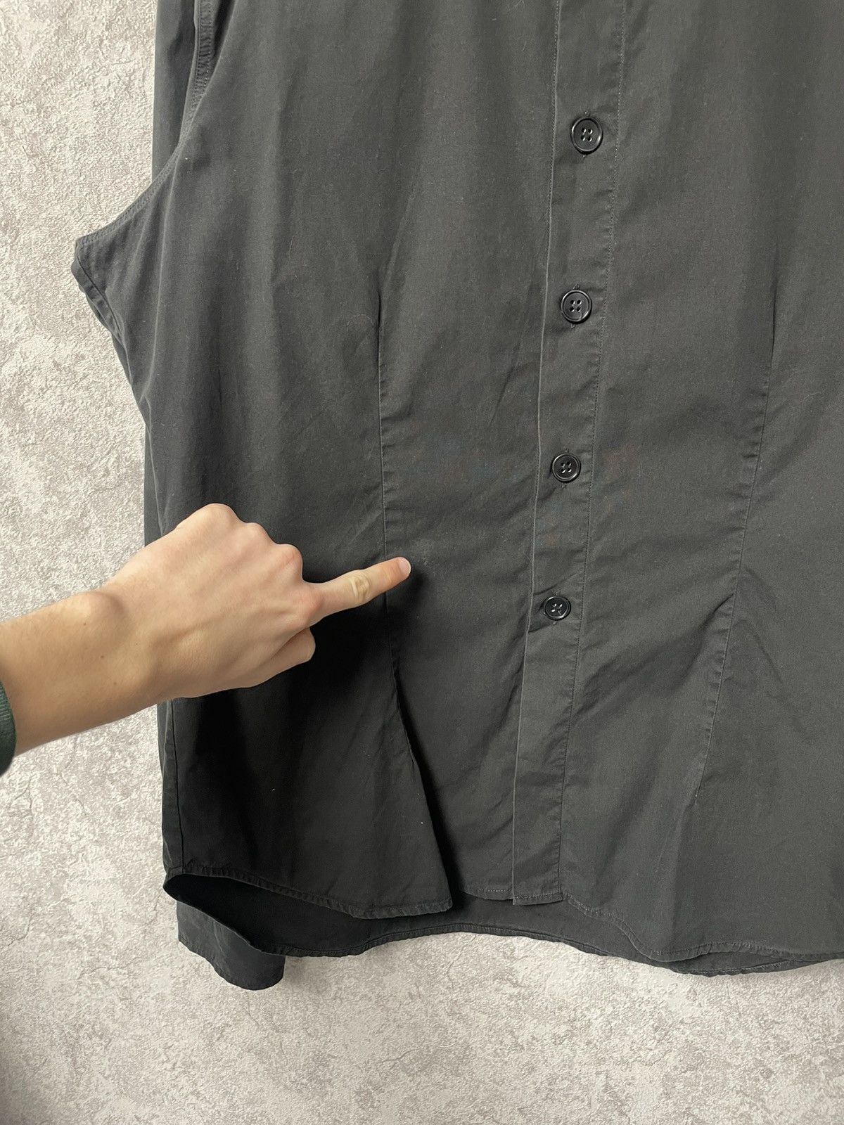 Dolce & Gabbana Vintage Dolce Gabbana D&G Black Slim Fit Long Sleeve Shirt Size US L / EU 52-54 / 3 - 6 Thumbnail