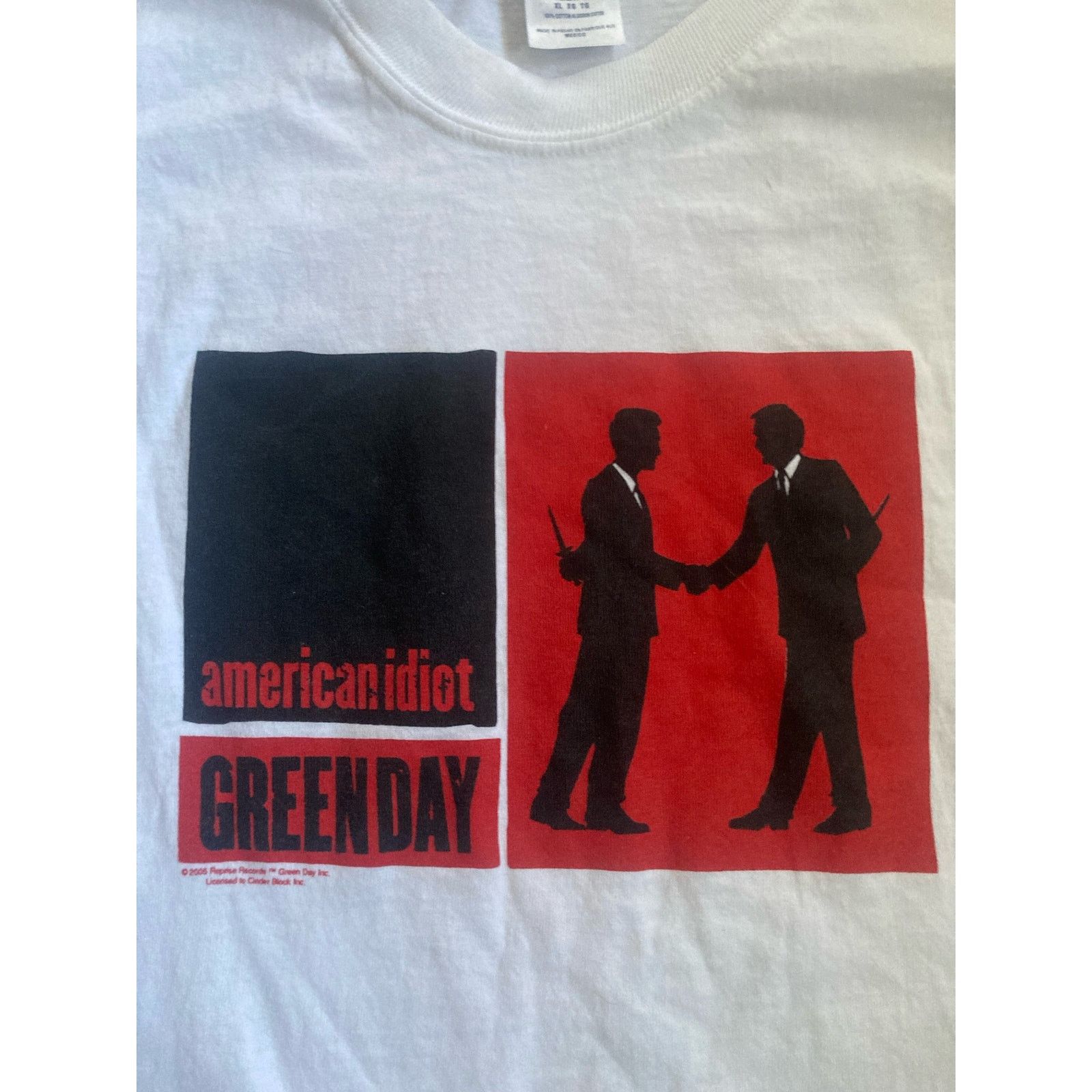Jerzees 2005 Green Day American idiot tour tshirt mens Size XL Size US XL / EU 56 / 4 - 3 Thumbnail
