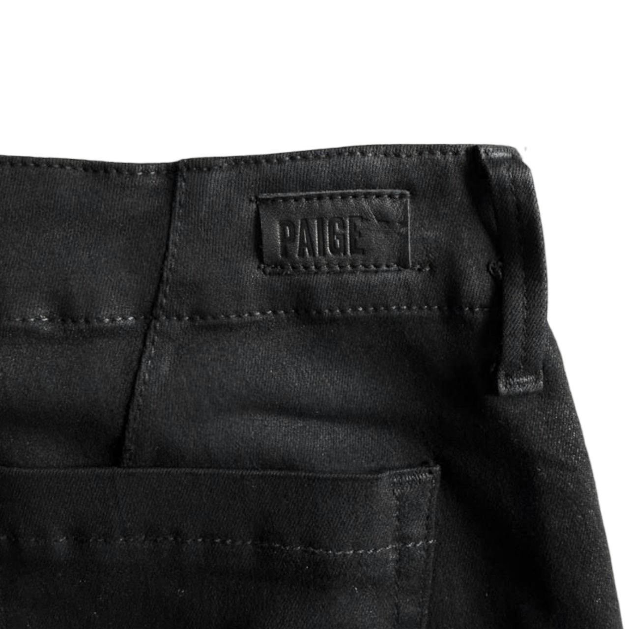 Paige Paige Black Waxed Pants | Size 27 Size 27" / US 4 / IT 40 - 6 Thumbnail