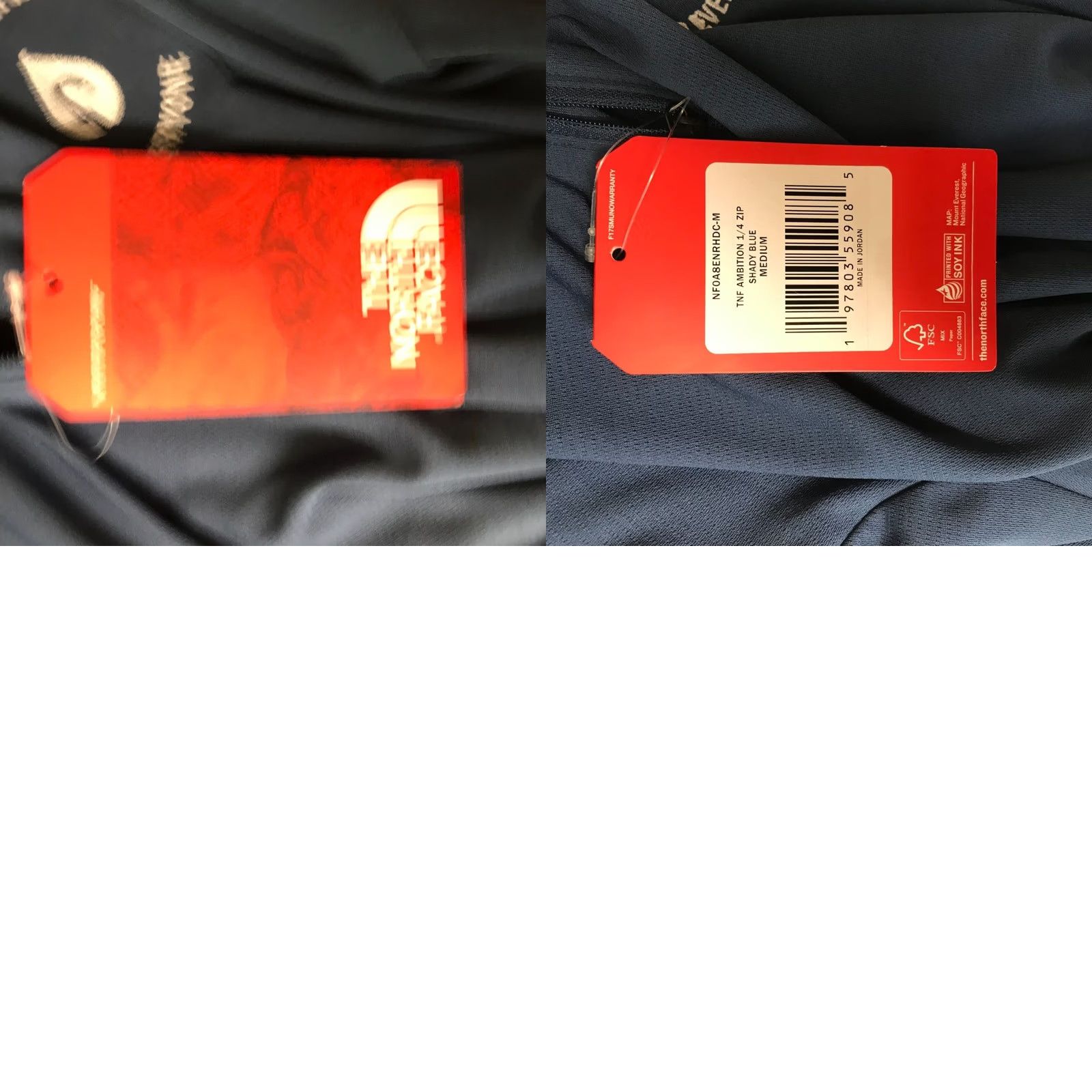 The North Face THE NORTH FACE SHIRT MEN M BLUE 1/4 ZIP PULL-OVER SHADY AMBITION Logo Pullover 90s? Size US M / EU 48-50 / 2 - 8 Thumbnail
