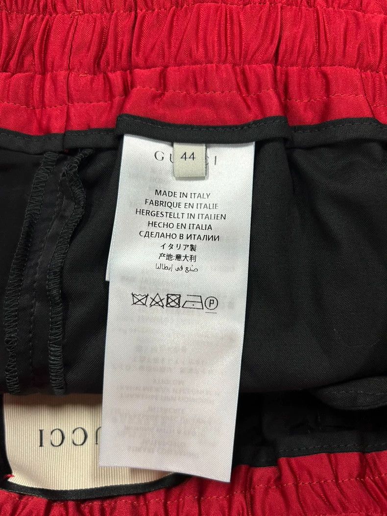 Gucci Gucci Black red side webbing elastic drawstring waist men's Size US 40 / EU 56 - 6 Thumbnail