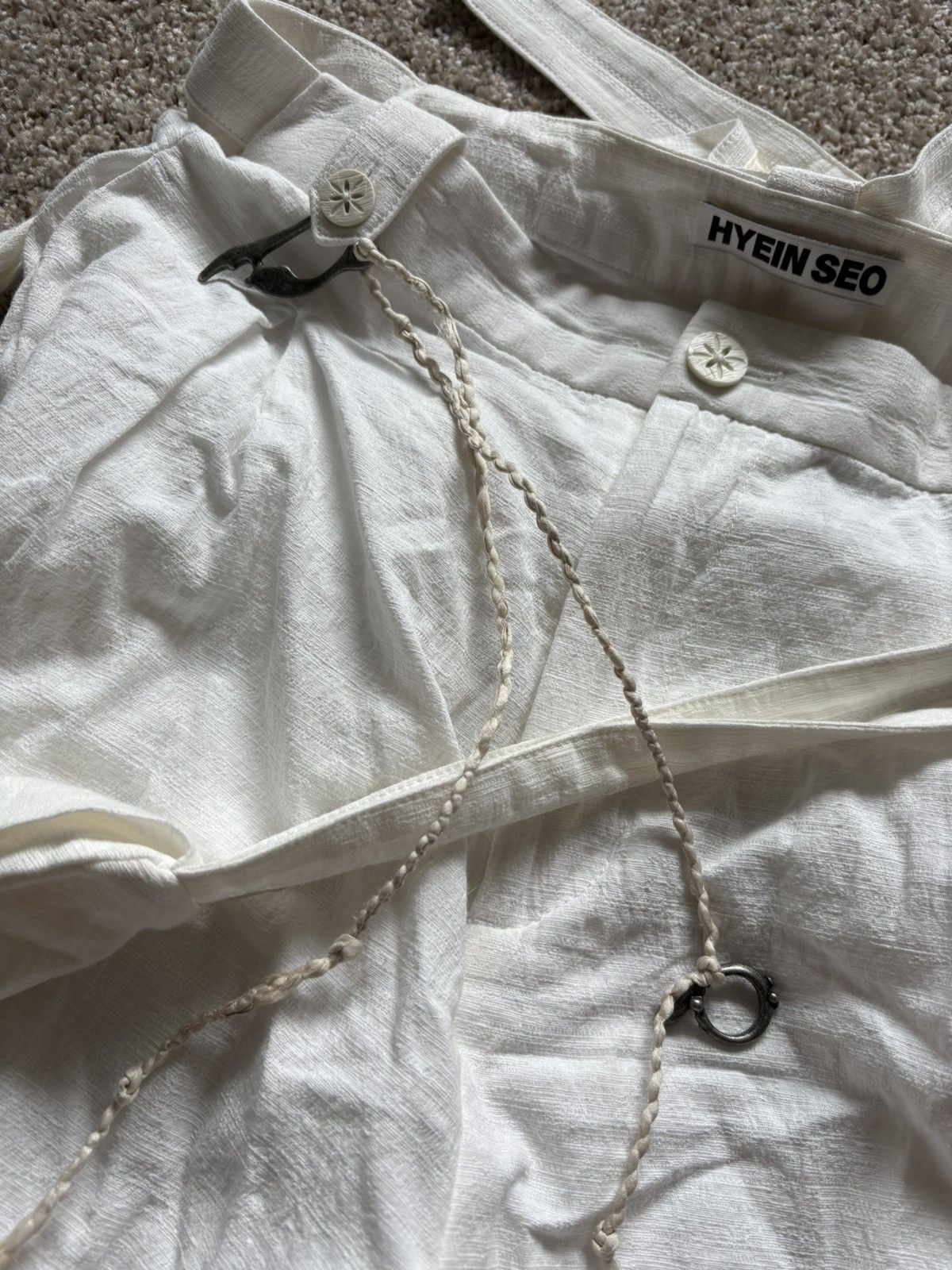 Hyein Seo Hyein seo linen pants Size US 32 / EU 48 - 3 Thumbnail