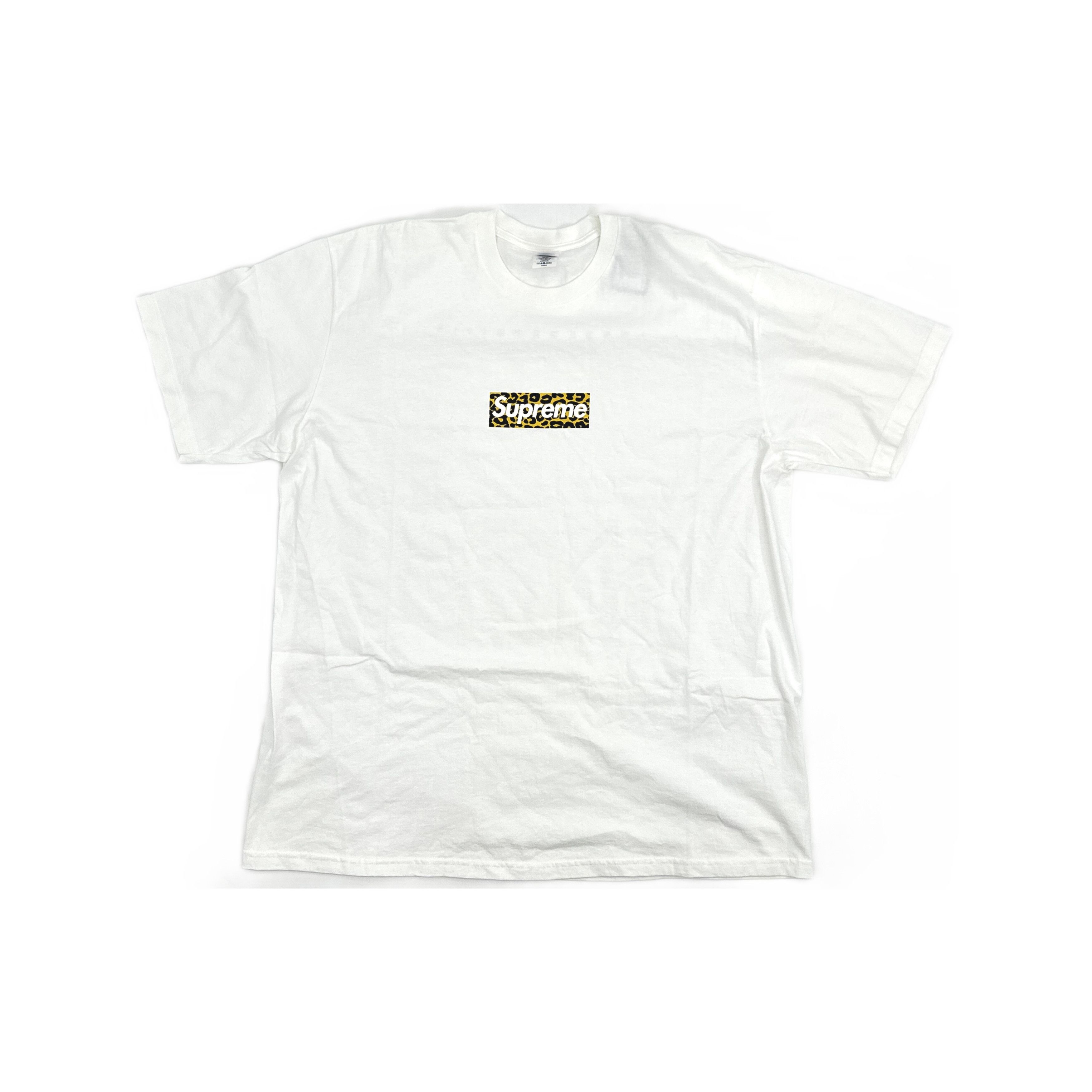 Supreme Supreme Shanghai box logo tee leopard | Grailed