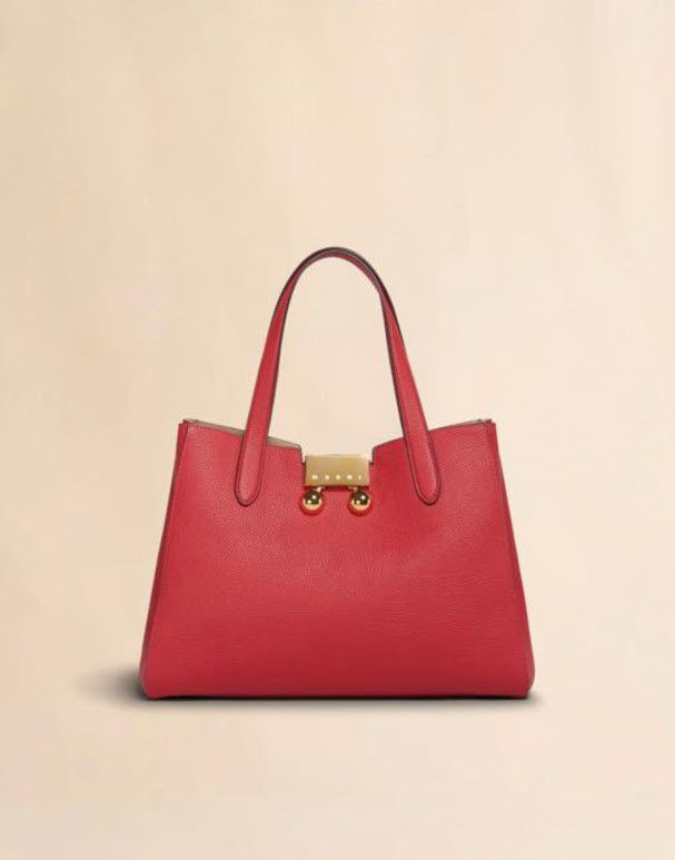 Marni o1w1db10326 Size: OS/Trunkaroo Tote Bag in Red Size ONE SIZE - 1 Thumbnail