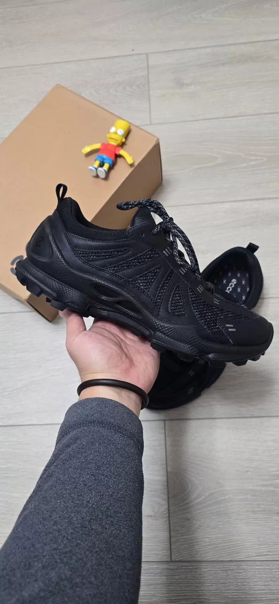 Ecco ecco Biom C Trail Black 44 OG Box Near Mint Shoes Size US 11 / EU 44 - 2 Thumbnail