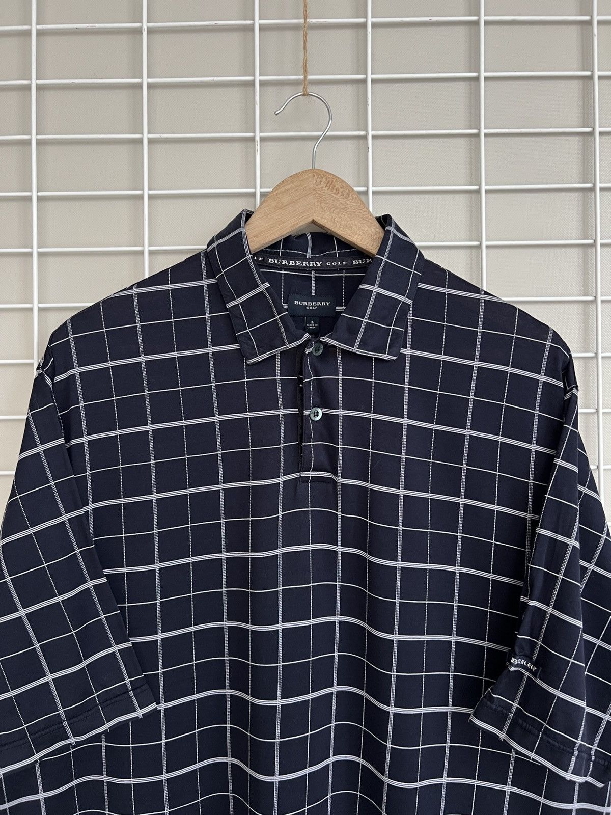 Burberry Burberry Golf Nova Checked Polo Shirt Size L Short Sleeve Size US L / EU 52-54 / 3 - 2 Thumbnail