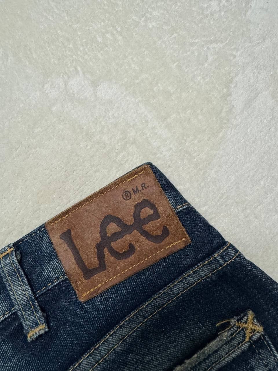 Vintage FLARE Vintage Lee Riders Insane Sand Mudwash Denim Jeans Size US 30 / EU 46 - 19 Thumbnail