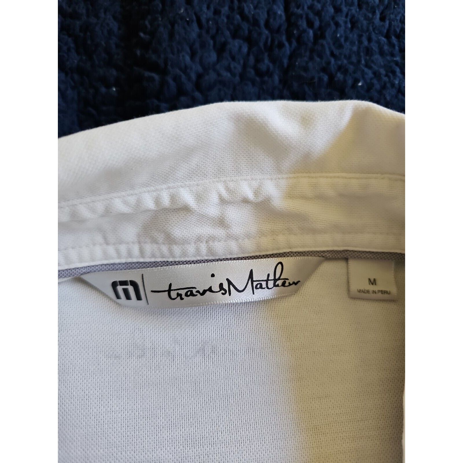TravisMathew Men’s Travis Mathew White LA Kings 1967-2017 50 Years Polo M Size US M / EU 48-50 / 2 - 3 Thumbnail