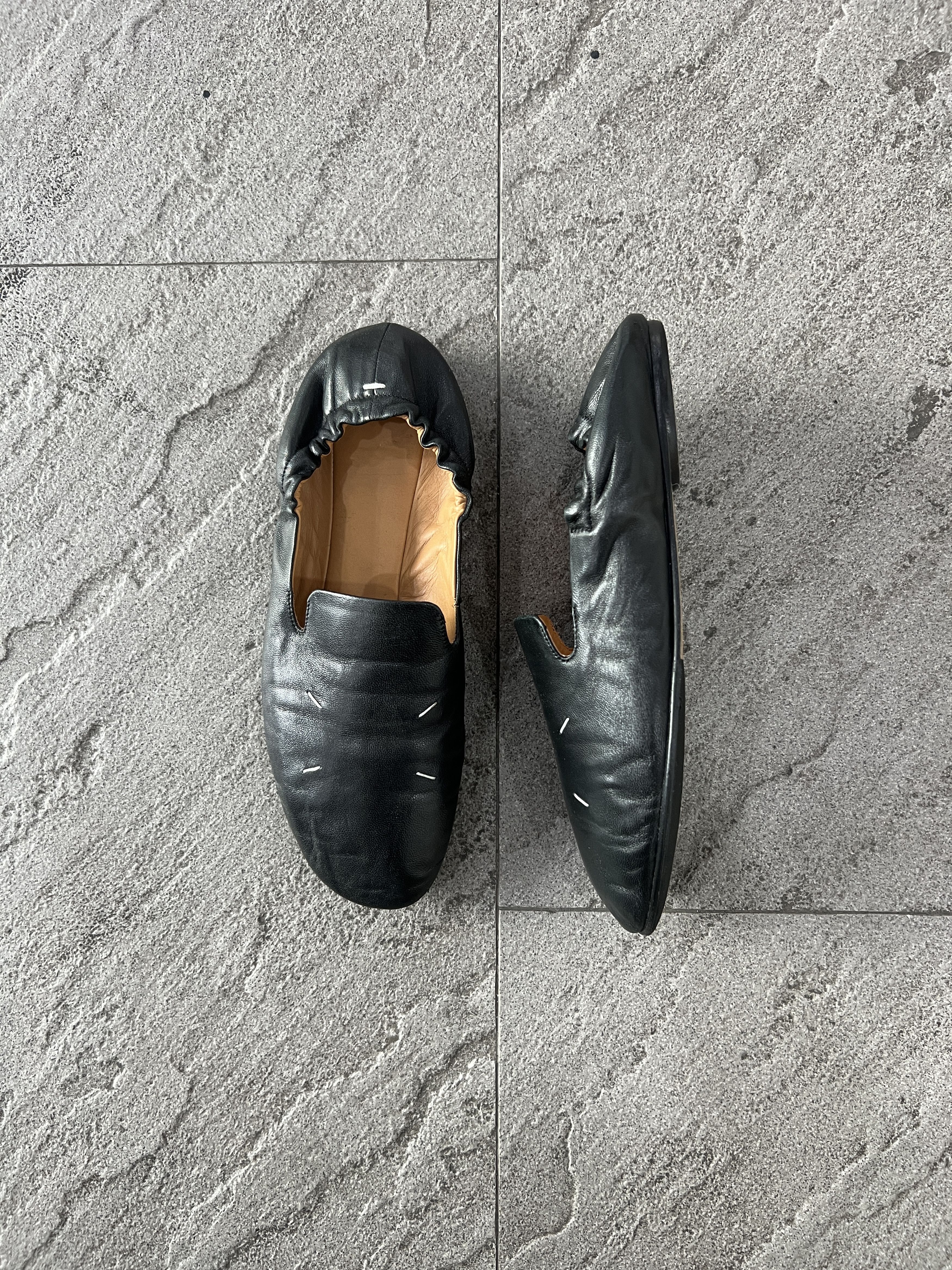 Maison Margiela Maison Margiela Four Stitch Leather Slip On EU37 Size US 7 / IT 37 - 1 Thumbnail
