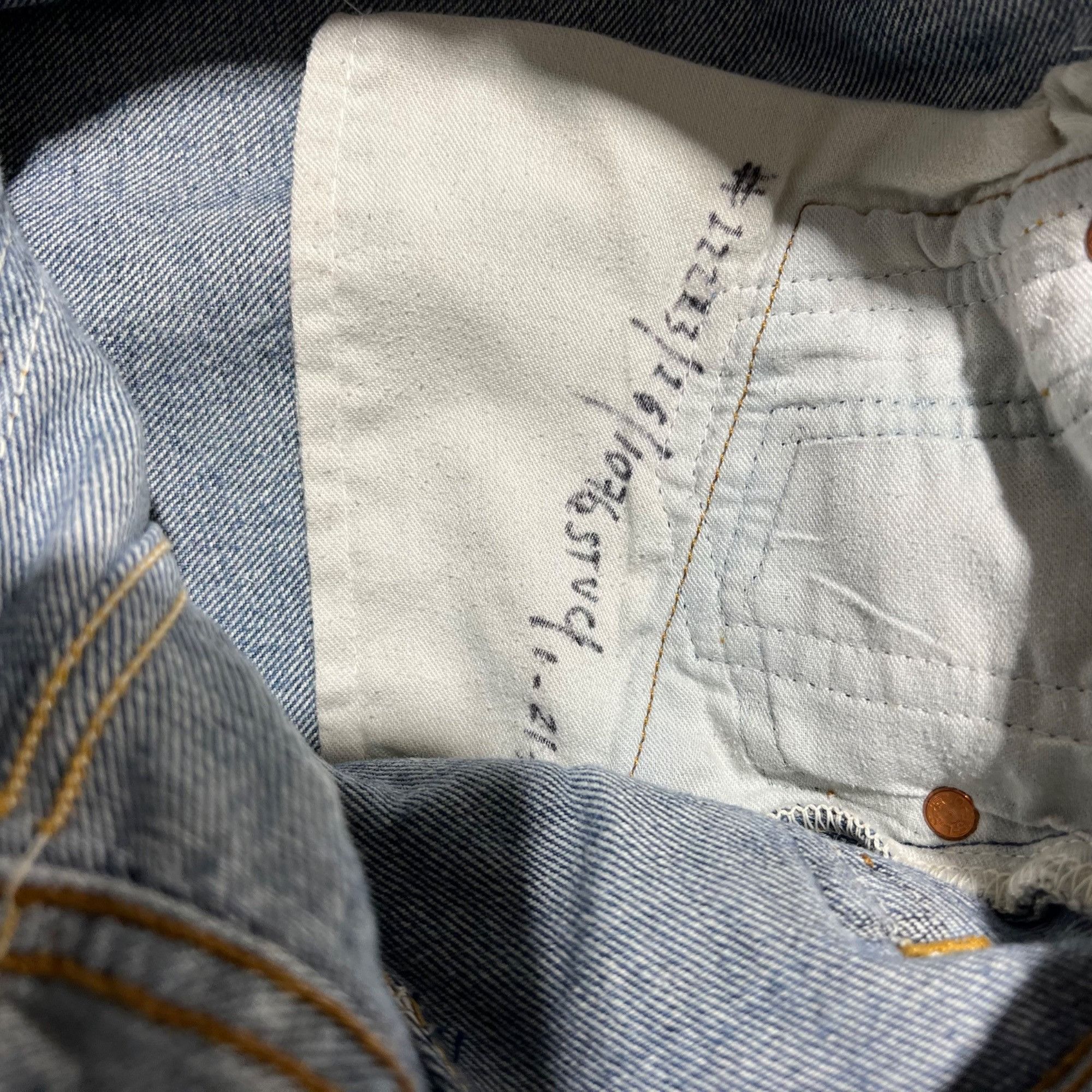 Levi's × RE/DONE $943 NWT RE/DONE x LEVI'S Double Waisted Drainpipe Sz 25 Size 25" / US 0 / IT 36 - 7 Thumbnail