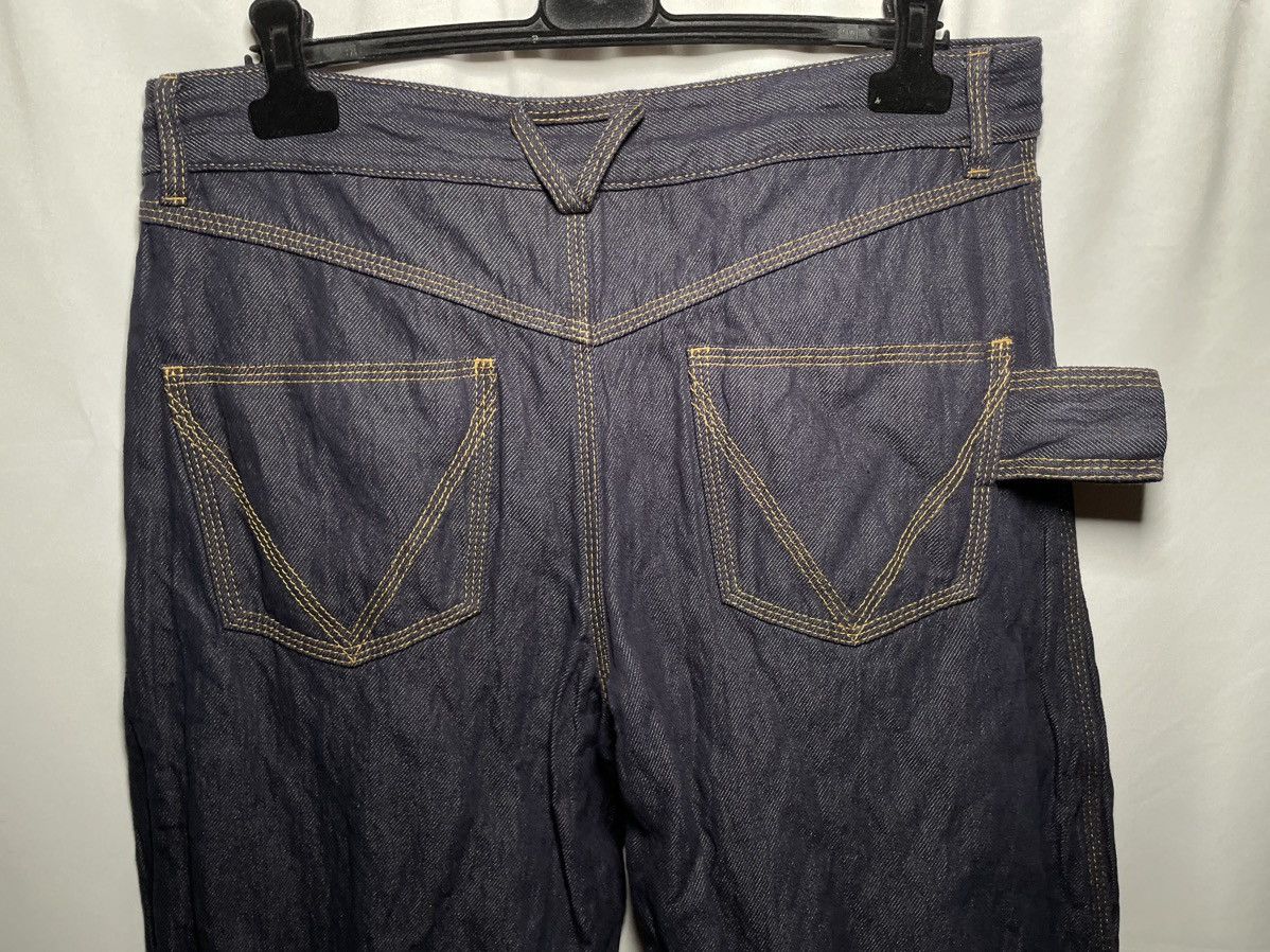Bottega Veneta Bottega Veneta Indigo Crinkled Denim Jeans Size US 36 / EU 52 - 9 Thumbnail