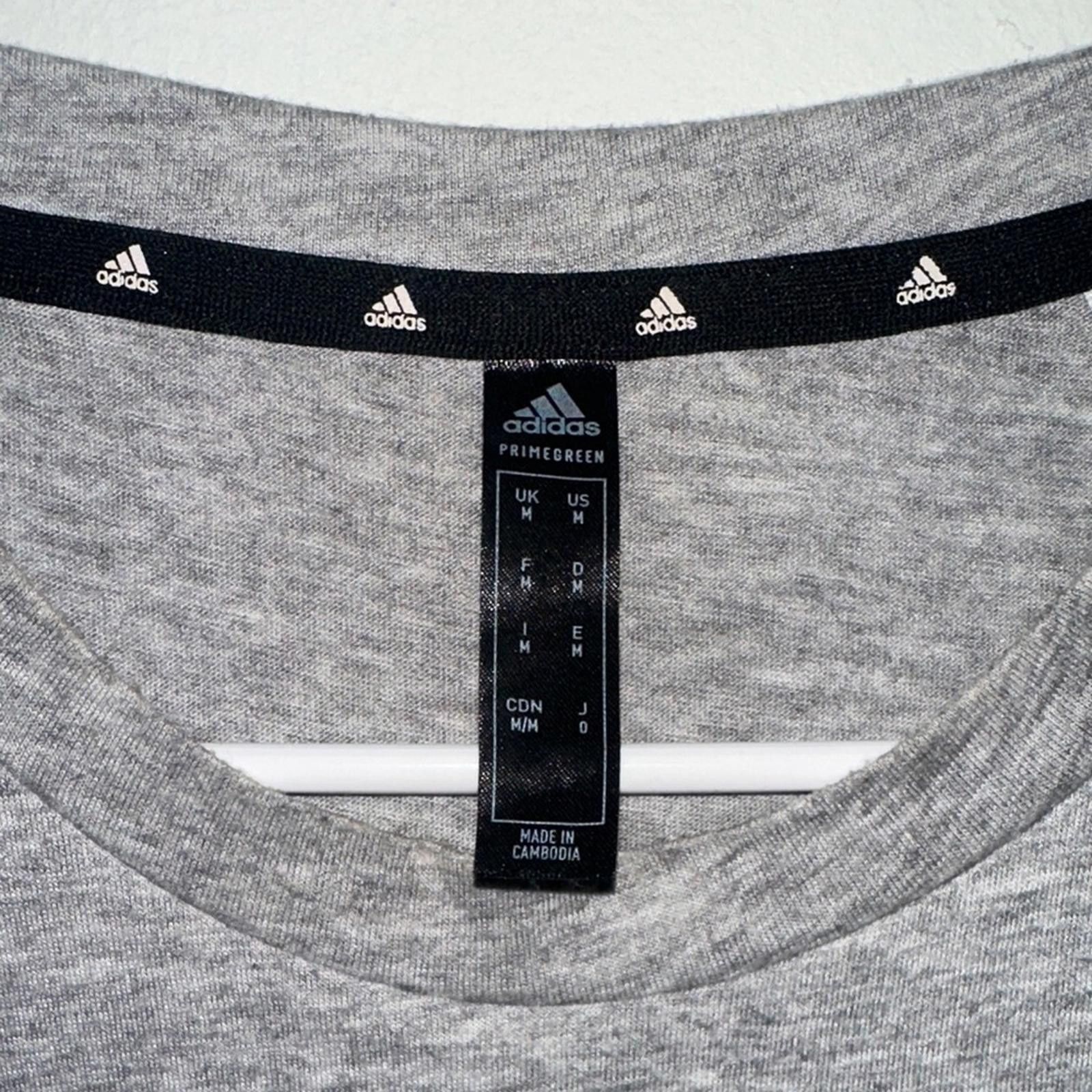 Adidas Adidas Men's Heather Gray Short Sleeve Tee Size US M / EU 48-50 / 2 - 2 Thumbnail
