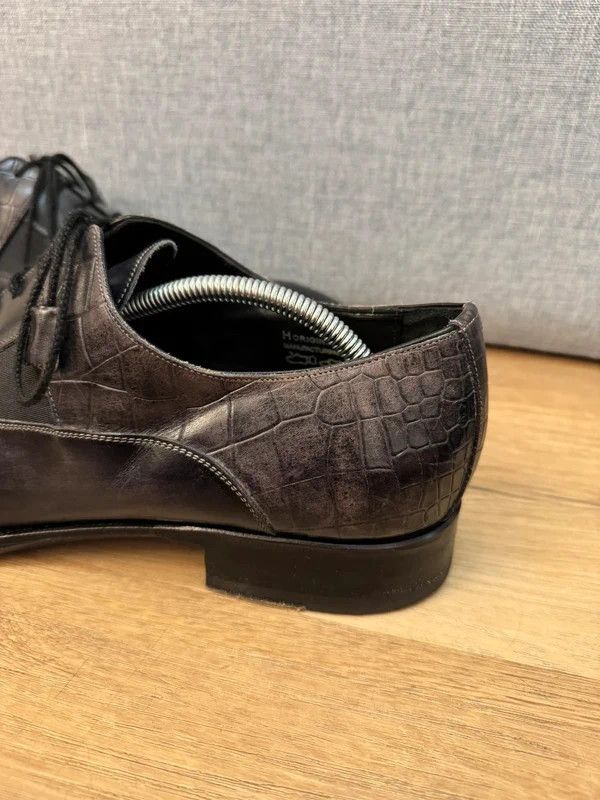 Other Harris Firenze 1913 Handmade Oxford Broque LeatherCroc 10 44 Size US 11 / EU 44 - 9 Thumbnail