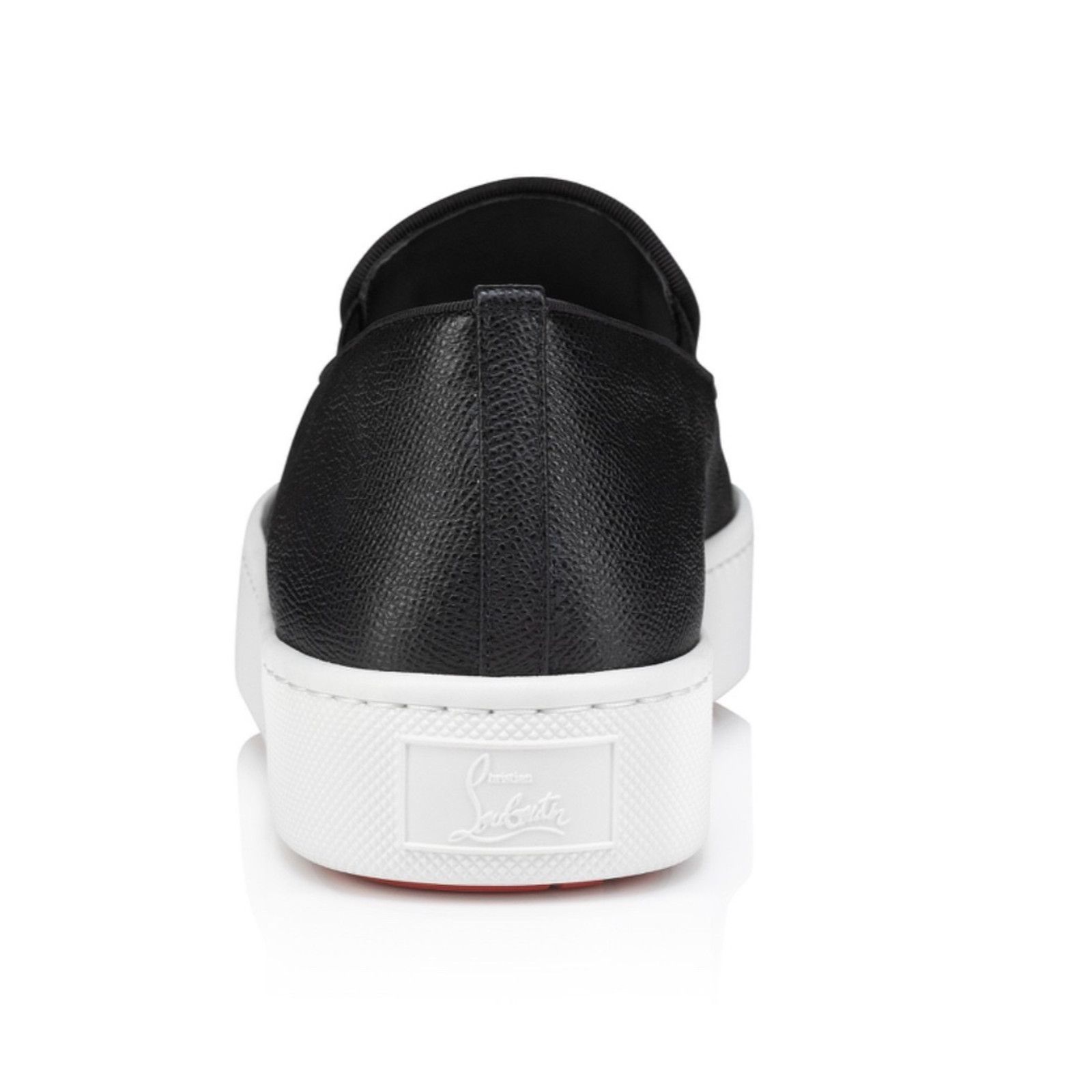 Christian Louboutin Christian Louboutin Mens Boatissimo Flat Black Leather Size US 9 / EU 42 - 17 Thumbnail