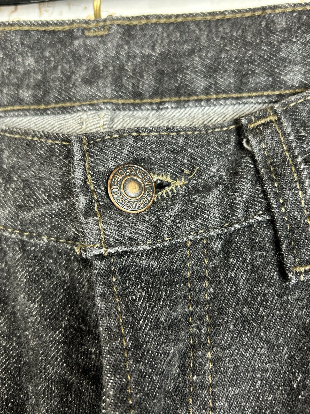 Levi's 80s Vintage 1981 Levi's 501 Denim Jeans Made In Usa 30x30 Size US 30 / EU 46 - 4 Thumbnail