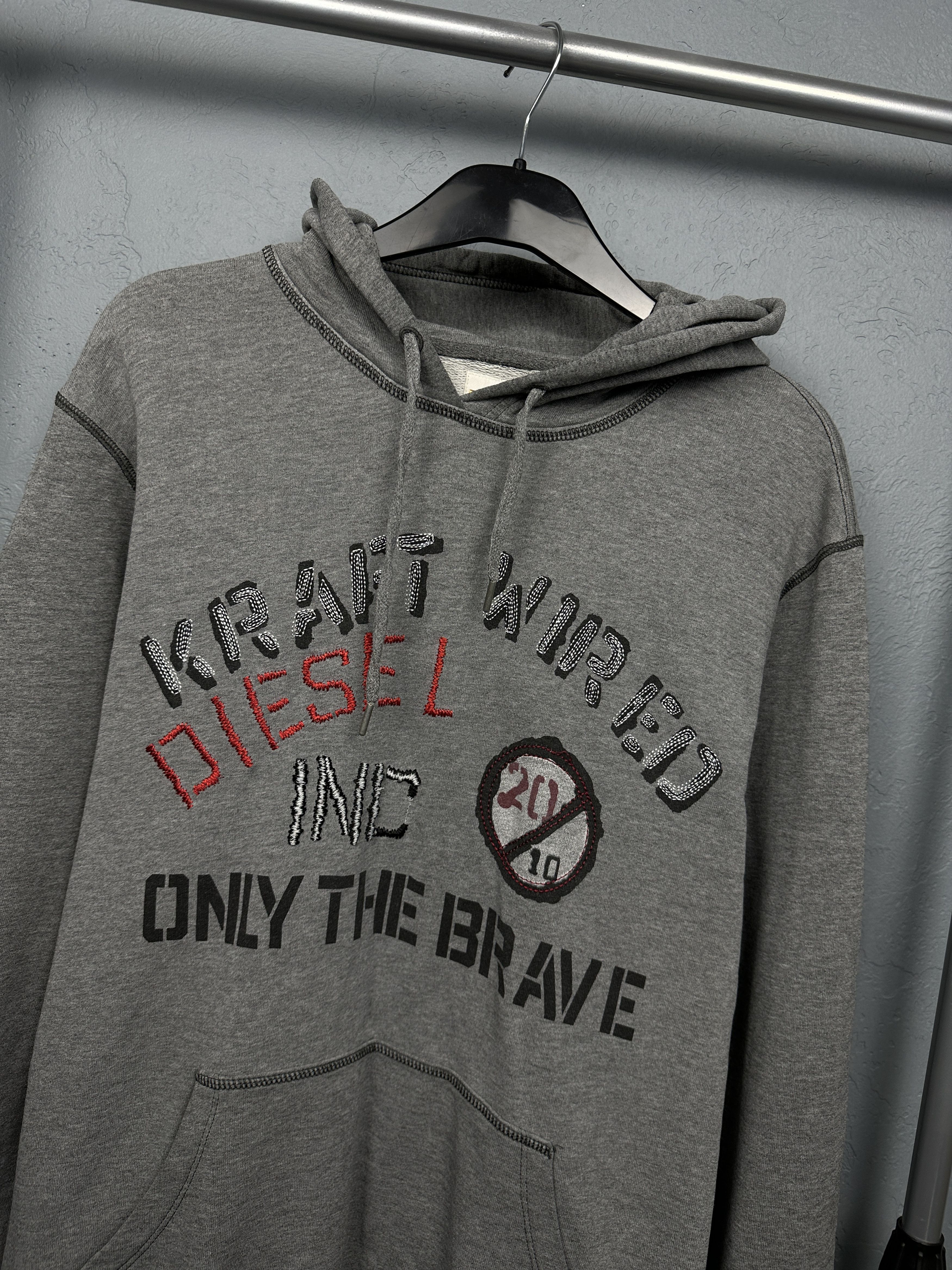 Diesel Diesel Vintage Mens Hoodie Size US L / EU 52-54 / 3 - 2 Thumbnail