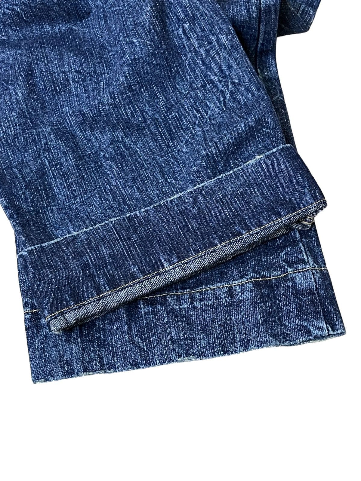 Anime VINTAGE HELLO KITTY SEQUINS LOGO 2006 LOWRISE WIDE LEG JEANS Size US 32 / EU 48 - 13 Thumbnail