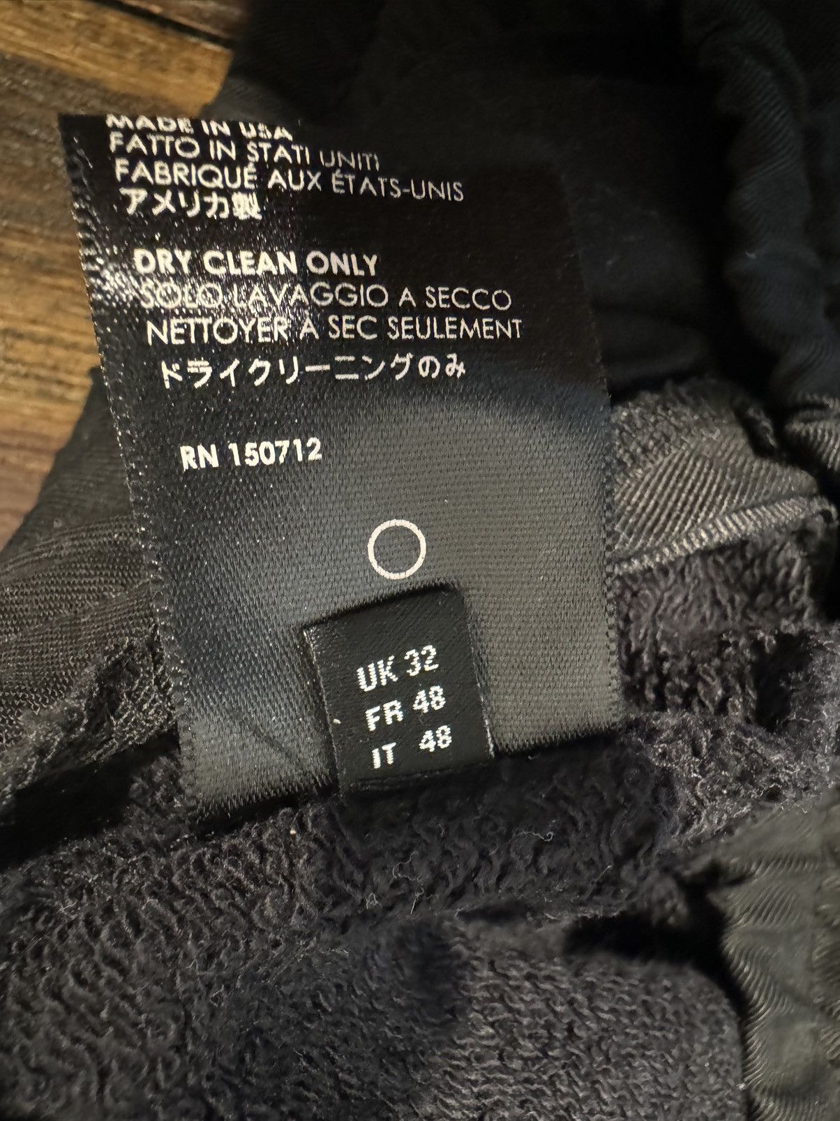 Amiri AMIRI LEATHER PATCH RIPPED SWEATPANTS Size US 32 / EU 48 - 7 Thumbnail