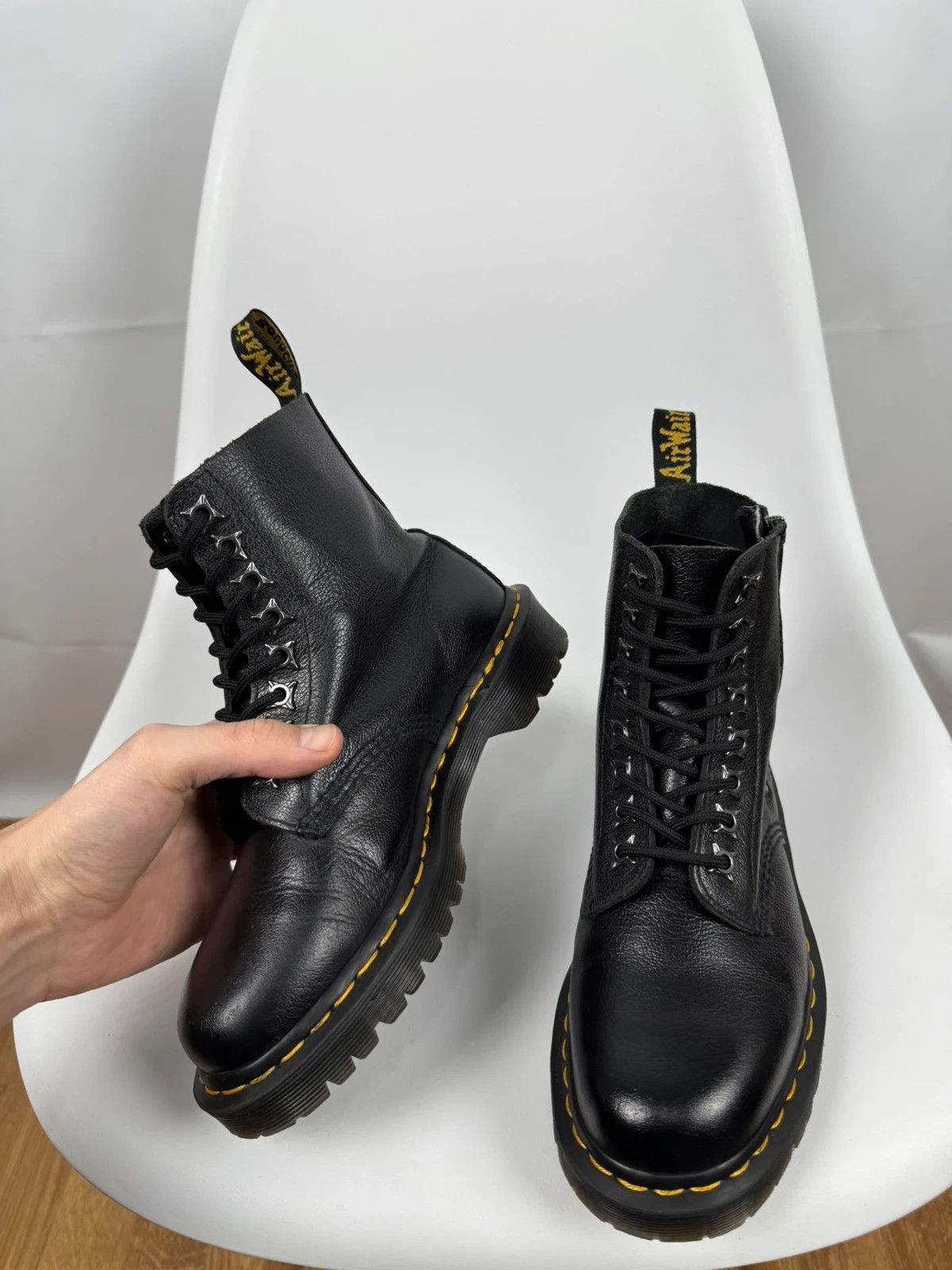 Dr. Martens Dr. Martens Ankle Boots Zip Genuine Leather size 38 Size US 7 / IT 37 - 7 Thumbnail