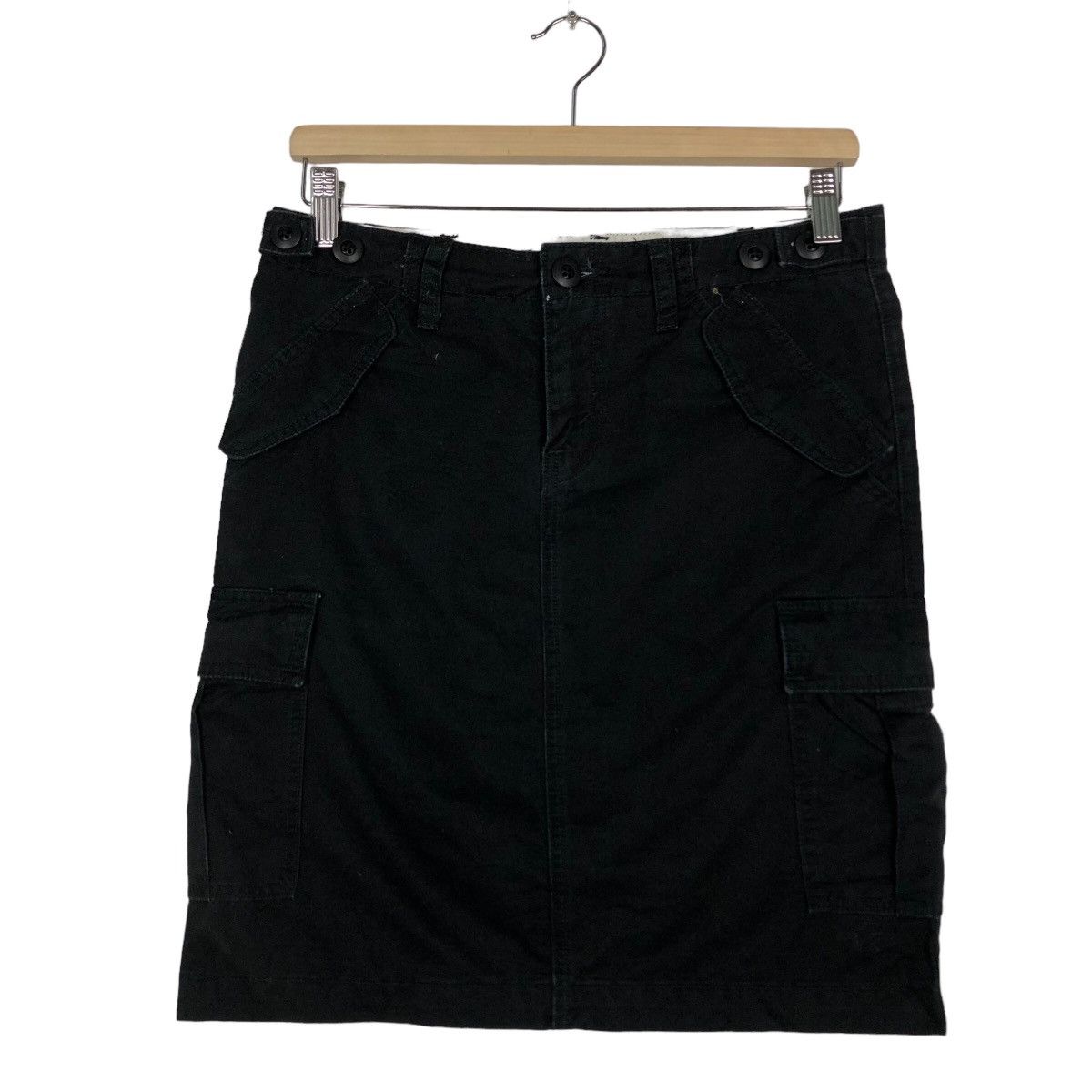 Levi's 🔥90’s Vintage Levi’s Denim Skirt Black Rich Size 30" / US 8 / IT 44 - 2 Thumbnail