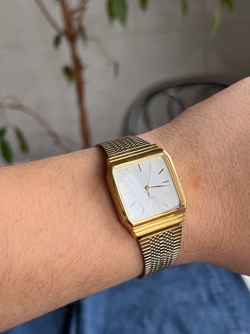 Japanese Brand × Vintage Vintage Japanese style futuristic Watch golden tank Size ONE SIZE - 4 Thumbnail