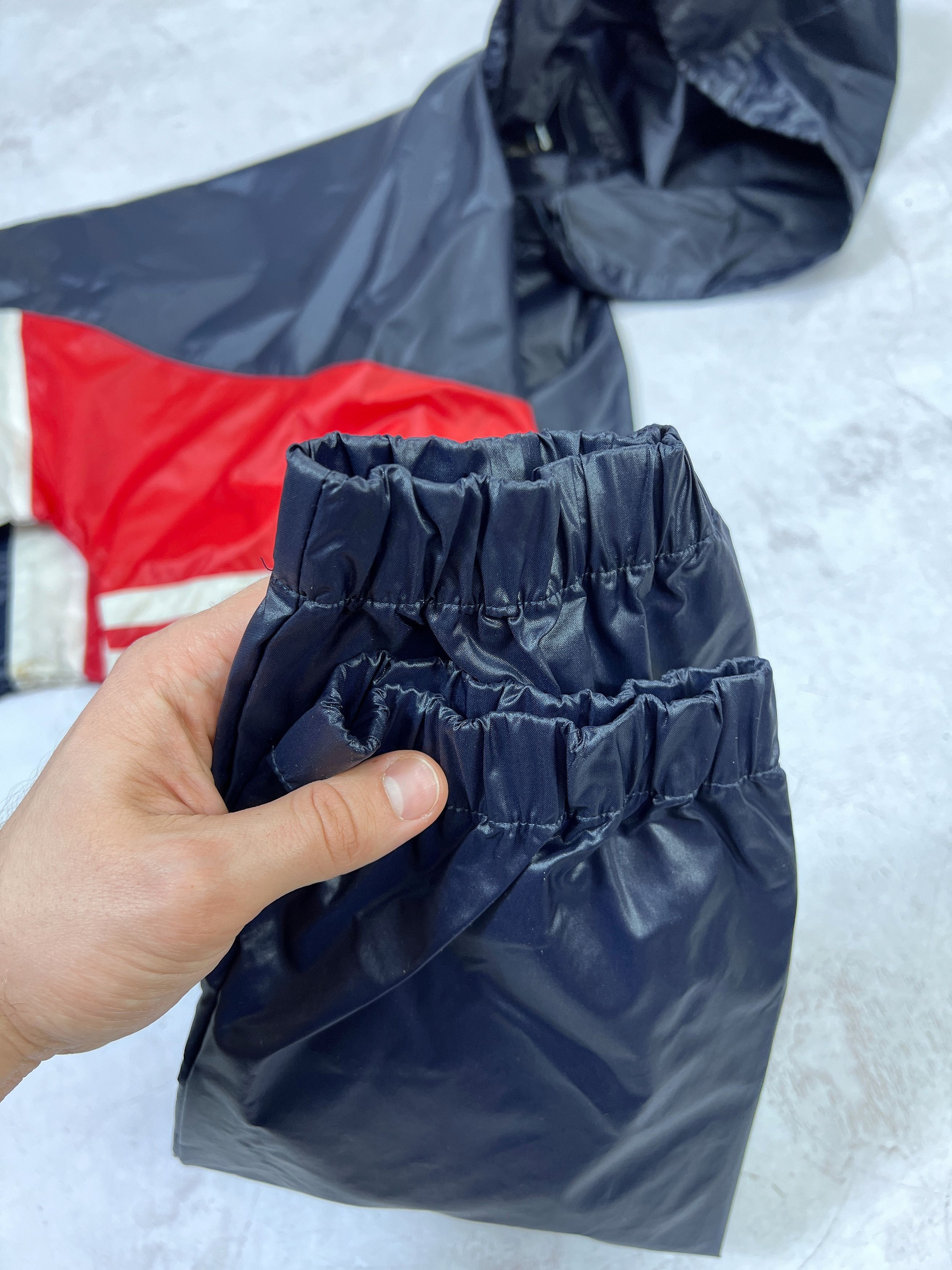 Adidas × Vintage Vintage Adidas Light Jacket Nylon Navy Blue & Red Size US M / EU 48-50 / 2 - 17 Thumbnail