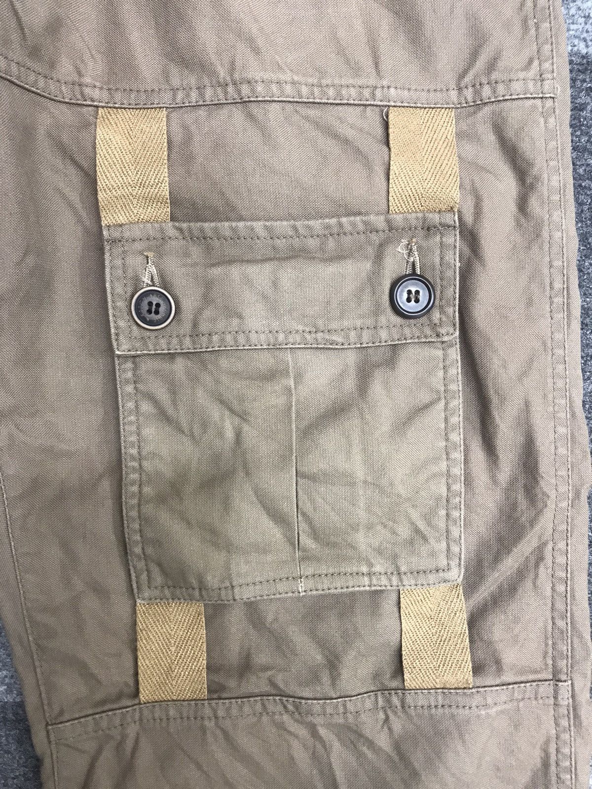 Japanese Brand × PPFM Archival PPFM Japan Very Rare Multipocket Cropped Cargo Pant Size US 33 - 2 Thumbnail