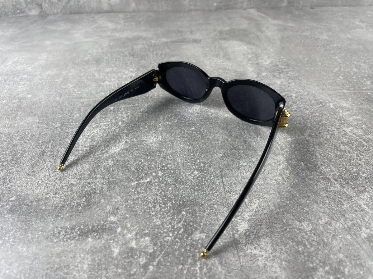 Gianfranco Ferre Y2K Gianfranco Ferré Vintage Oval Sunglasses Black Gold Size ONE SIZE - 5 Thumbnail