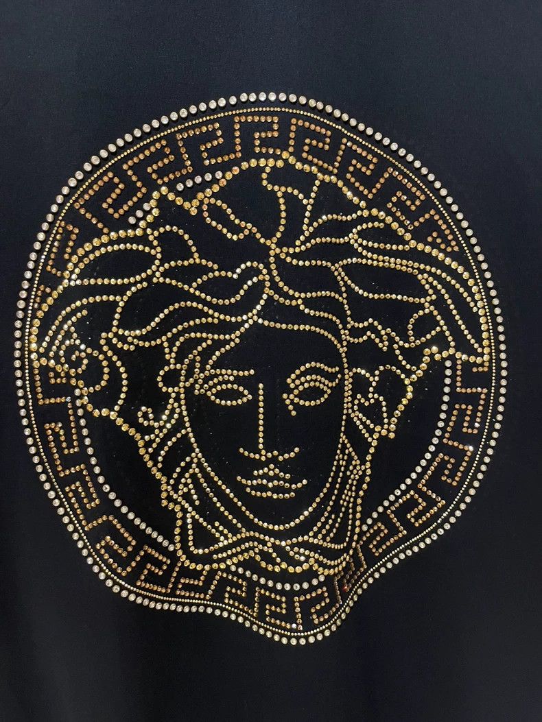 Versace Versace Black short-sleeved T-shirt Size US M / EU 48-50 / 2 - 2 Thumbnail