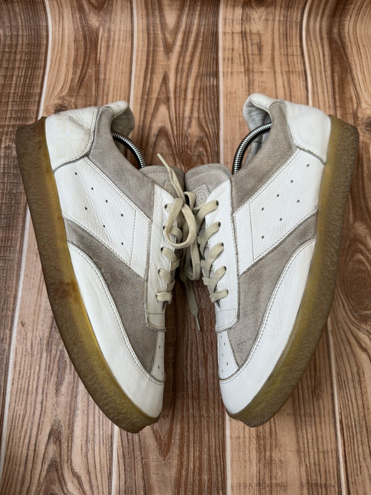 Maison Margiela Maison margiela MM6 White Court Sneakers Lowtops Size US 11 / EU 44 - 5 Thumbnail