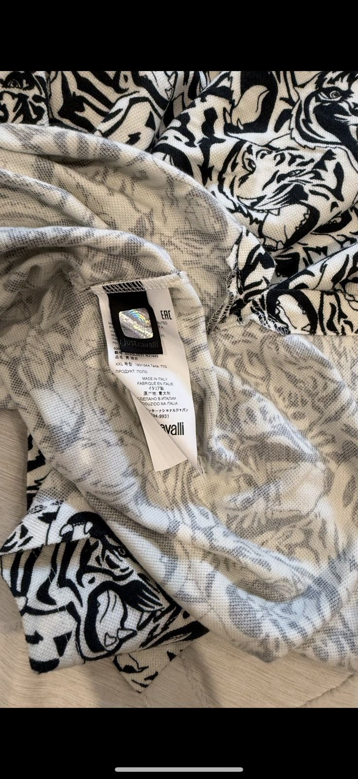 Just Cavalli Just Cavalli Polo Shirt Size US XXL / EU 58 / 5 - 3 Thumbnail