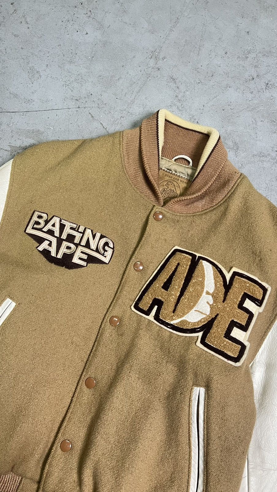 Bape × Vintage Bathing Ape 1995 Beasts Regin Supreme Varsity Jacket Size US M / EU 48-50 / 2 - 2 Thumbnail