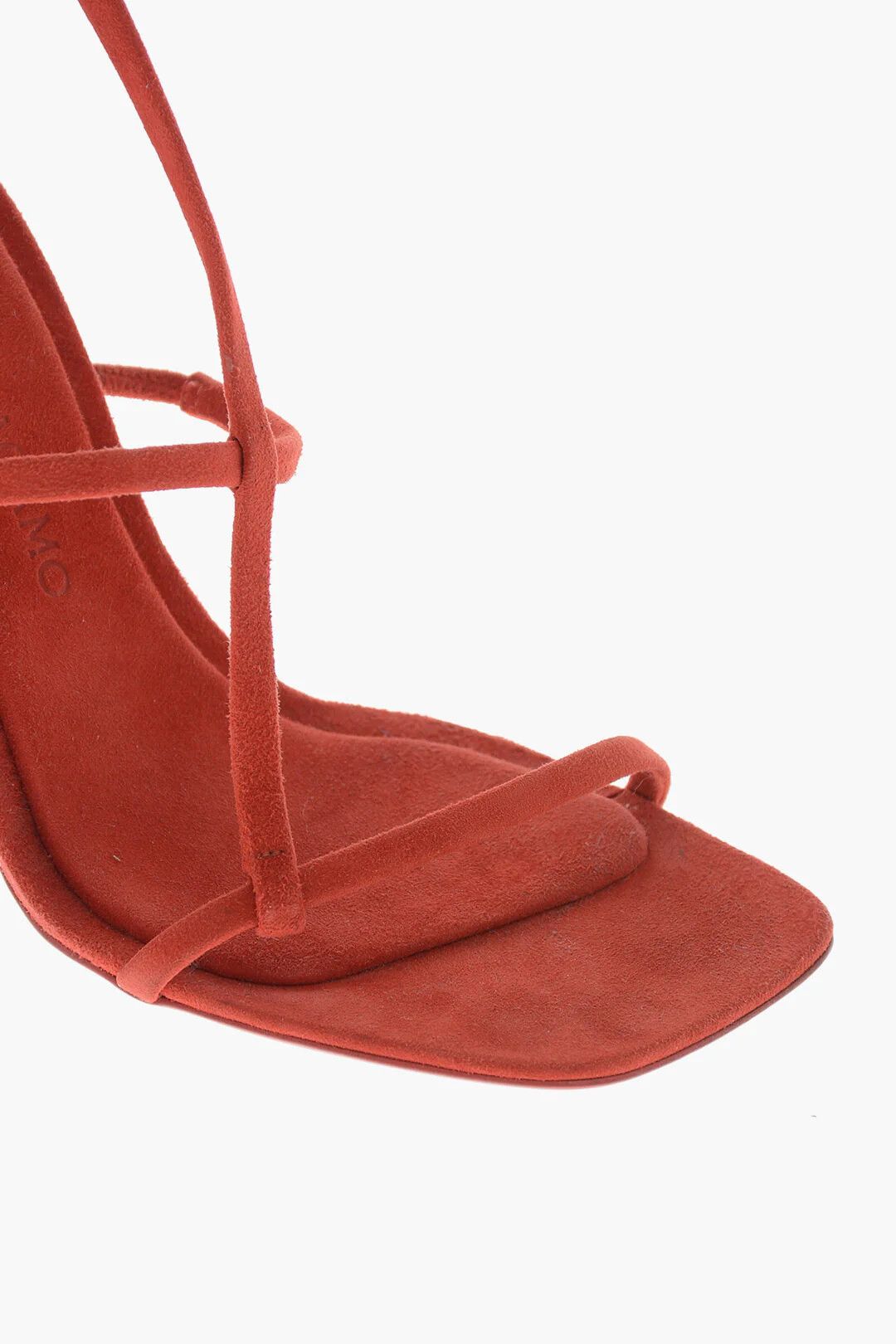 Salvatore Ferragamo og1mm0426 Suede Sandals in Red Size US 9.5 / IT 39.5 - 4 Thumbnail