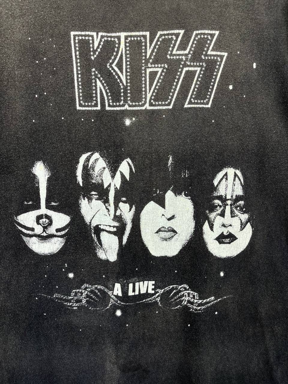 Band Tees Vintage Kiss Trashed Punk Rock Band Tees T Shirts Size US L / EU 52-54 / 3 - 5 Thumbnail