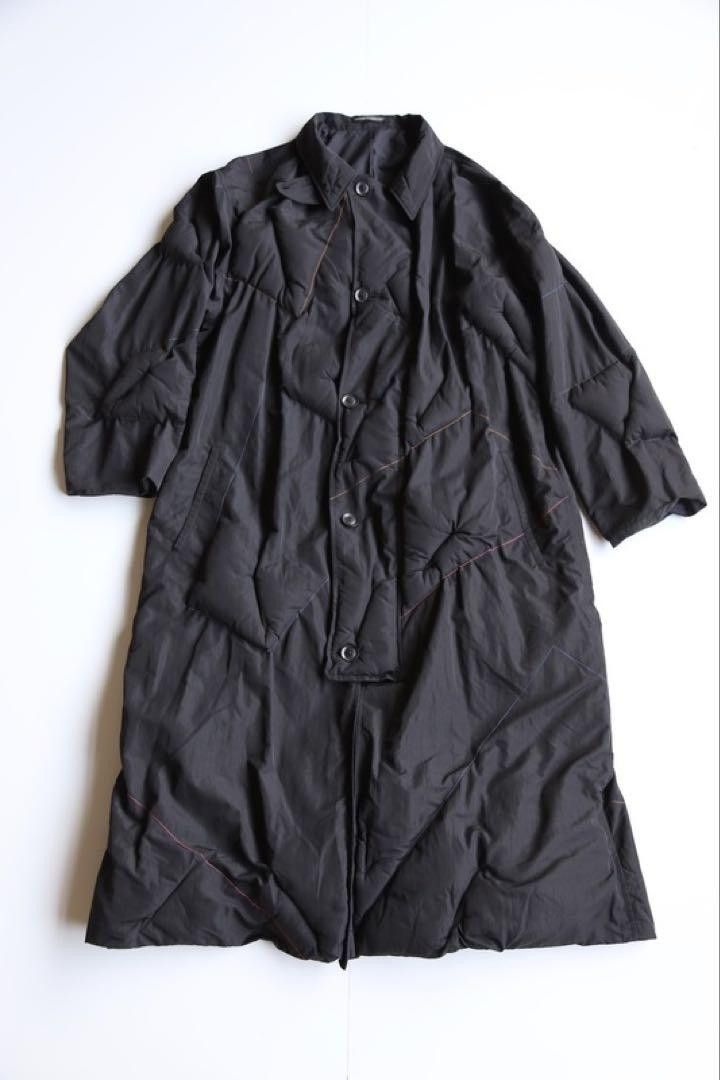 Yohji Yamamoto Yohji Yamamoto POUR HOMME 20AW Cotton filled nylon coat Size US L / EU 52-54 / 3 - 2 Thumbnail