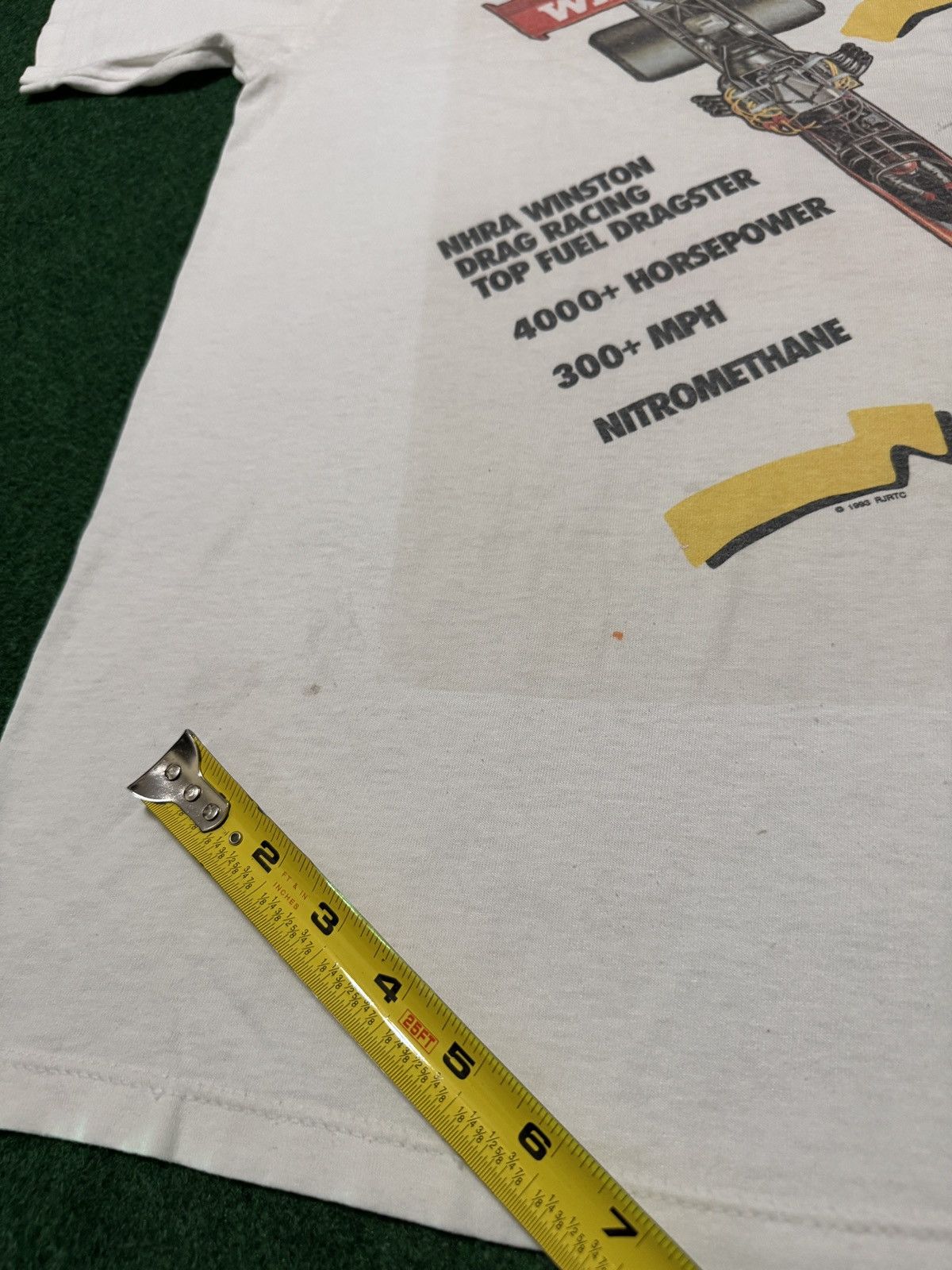 Vintage Vintage 90s NHRA Houston Drag Racing Winston 1993 XL T Shirt Size US XL / EU 56 / 4 - 8 Thumbnail