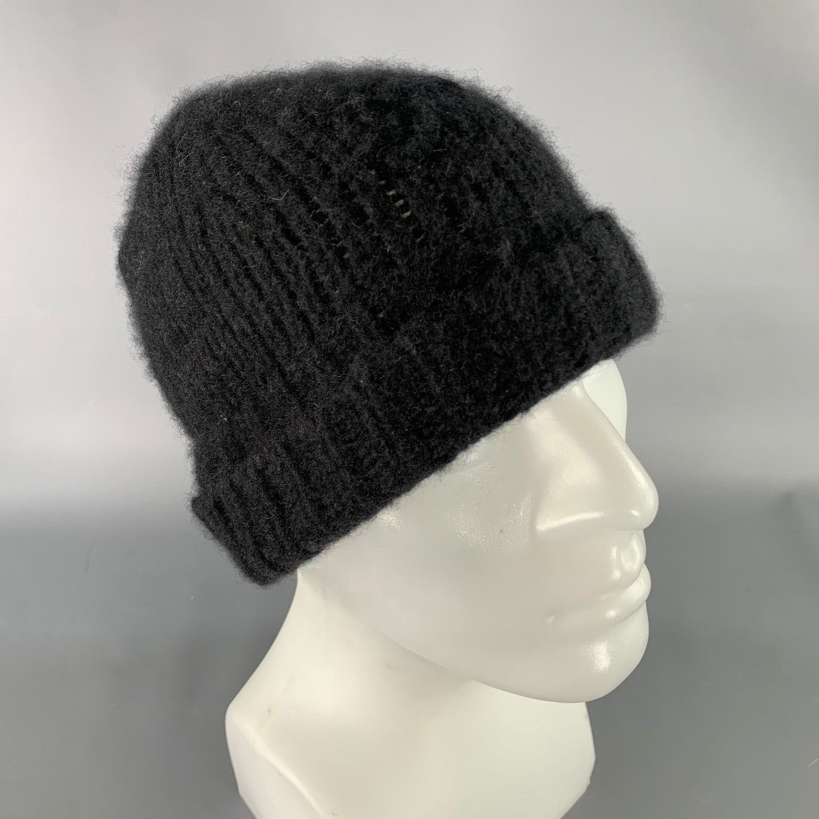Celine CELINE Size One Size Black Cashmere - Silk Hats Size ONE SIZE - 1 Thumbnail