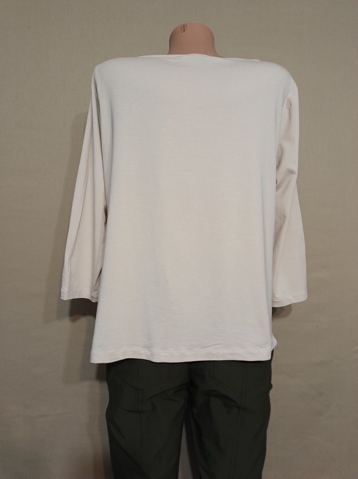 Fabiana Filippi Fabiana Filippi Beige Cotton Silk Blouse Shirt Size S Size S / US 4 / IT 40 - 5 Thumbnail
