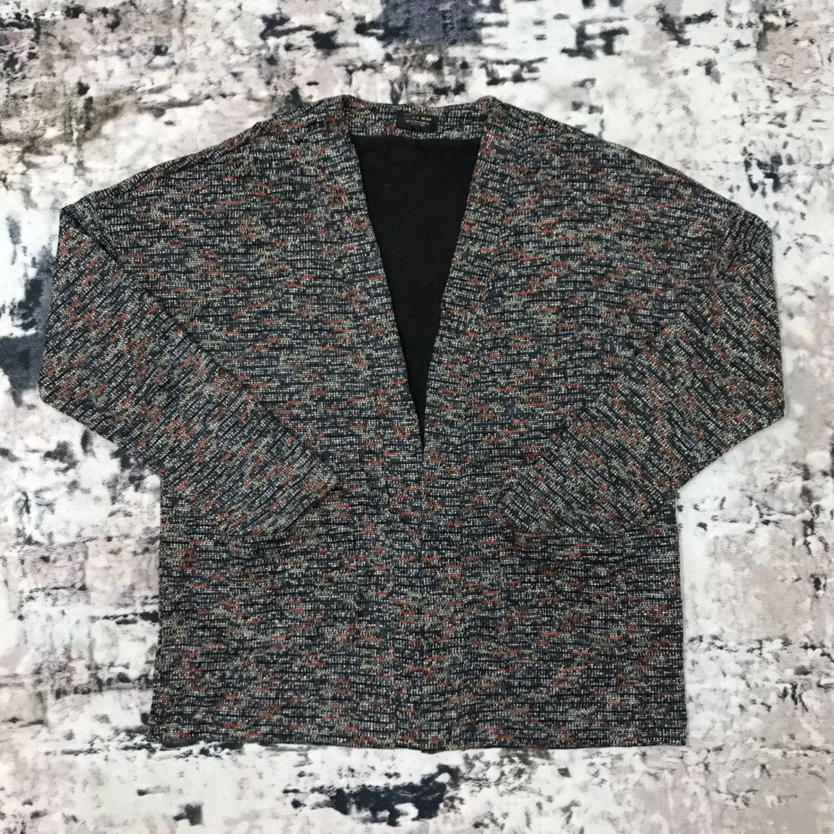 Zara Zara Man Multicolor Knit cardigan open colar Jacket Size US L / EU 52-54 / 3 - 1 Thumbnail