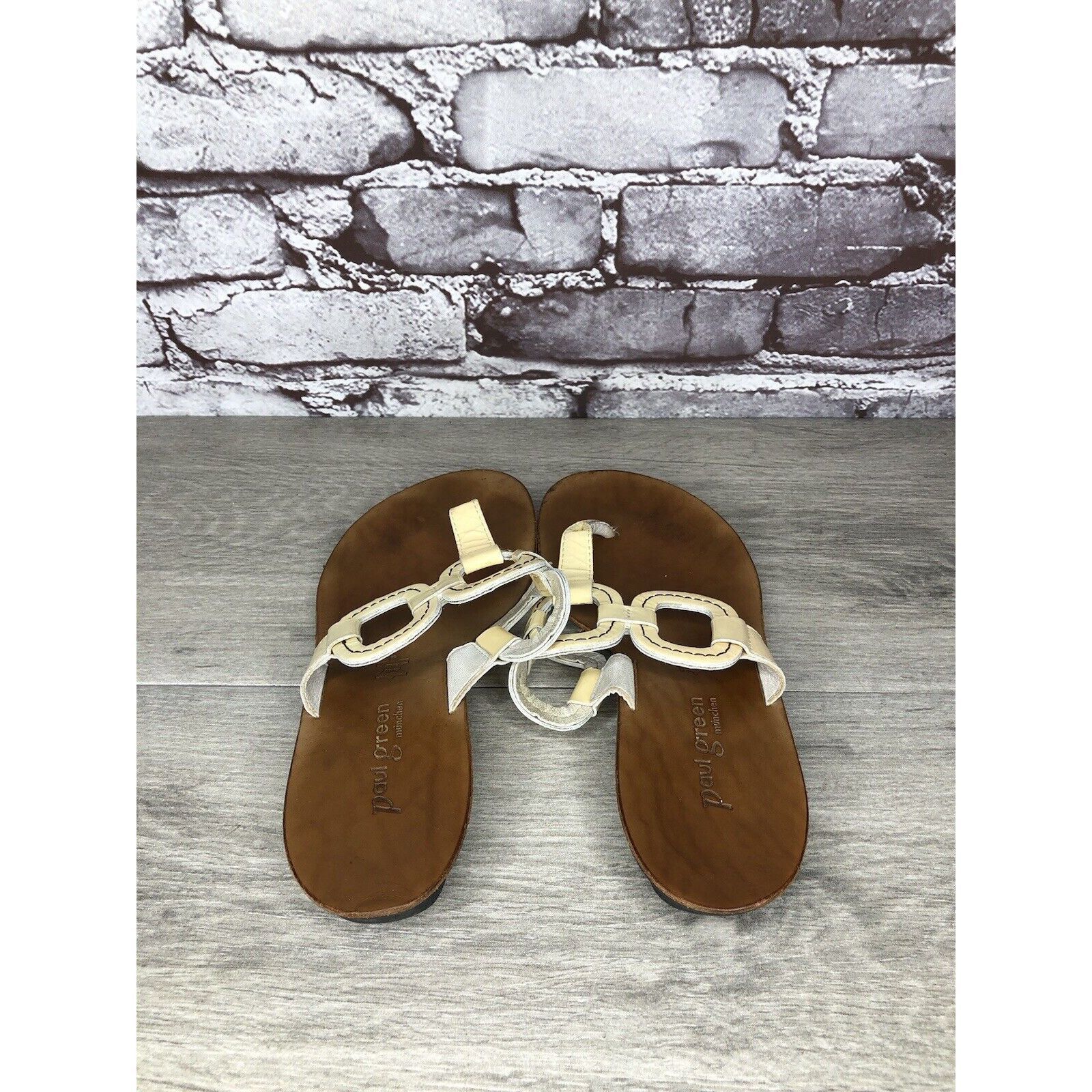 Other Paul Green Munchen Yellow Patent Leather Pump Wedge Sandals Size US 4.5 / IT 34.5 - 5 Thumbnail