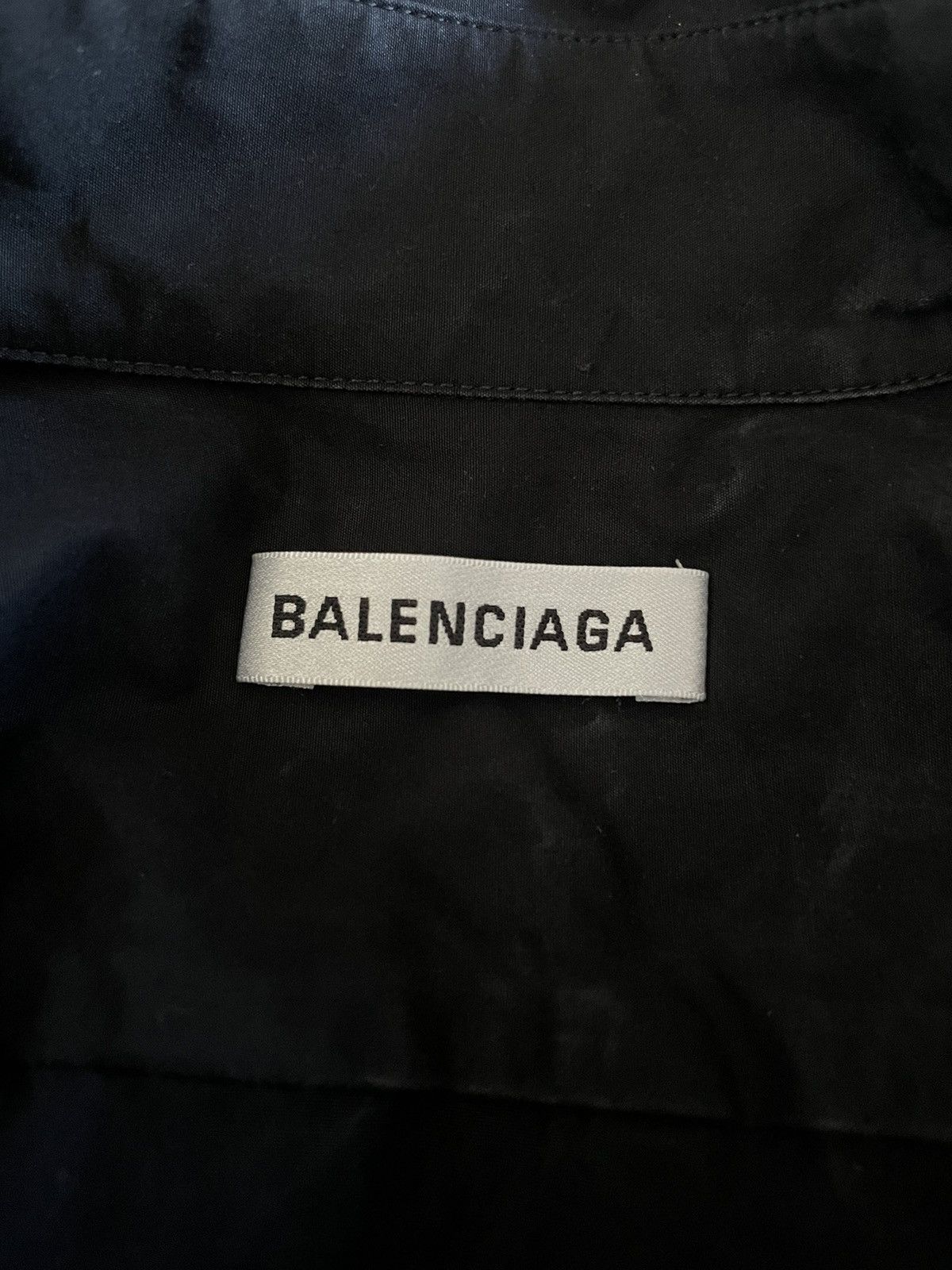 Balenciaga Balenciaga Cacoon Swings Button Down Shirt Black SS17 Size US M / EU 48-50 / 2 - 6 Thumbnail