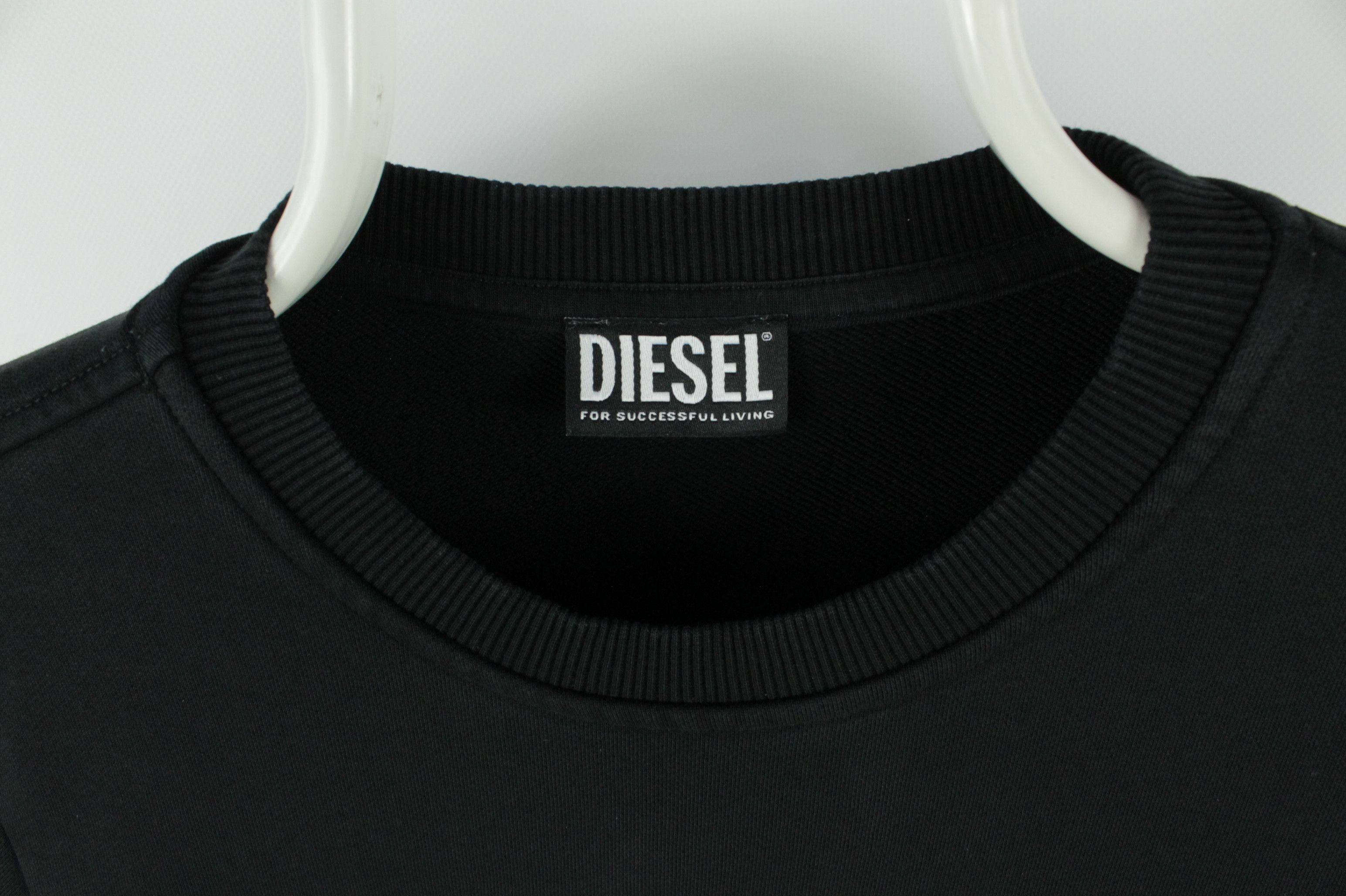 Diesel Diesel Black Sweatshirt Pullover Men's Size US XS / EU 42 / 0 - 3 Thumbnail