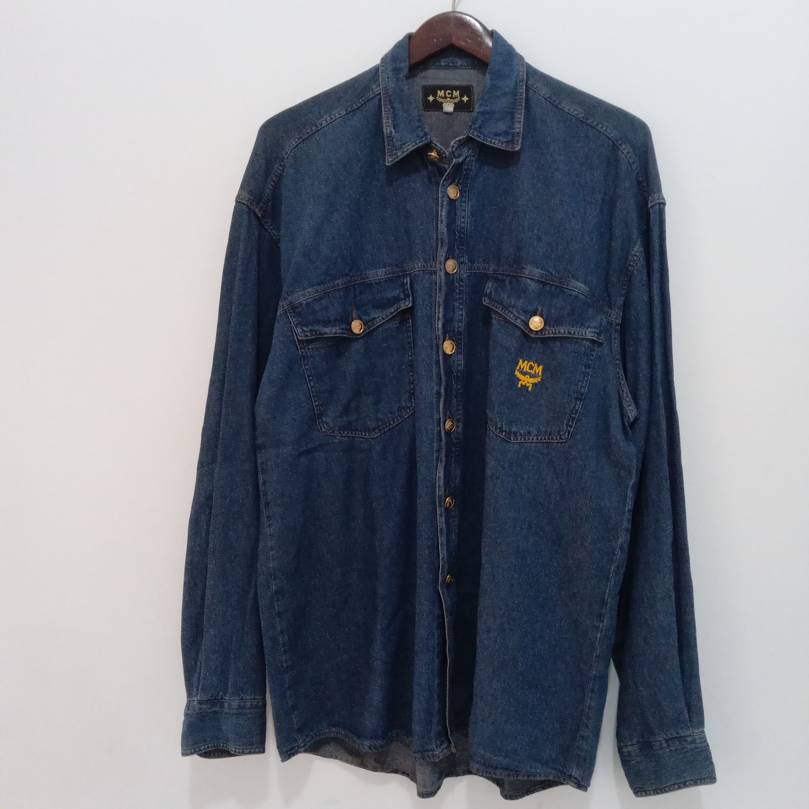 MCM × Vintage Vintage MCM denim shirt Size US L / EU 52-54 / 3 - 3 Thumbnail