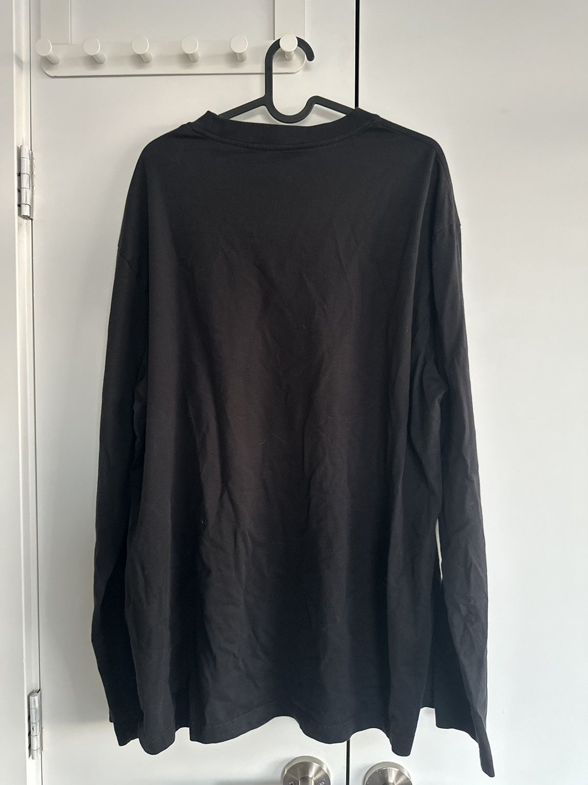 Y-3 Y-3 blac logo long sleeve tshirt Size US XXL / EU 58 / 5 - 2 Thumbnail